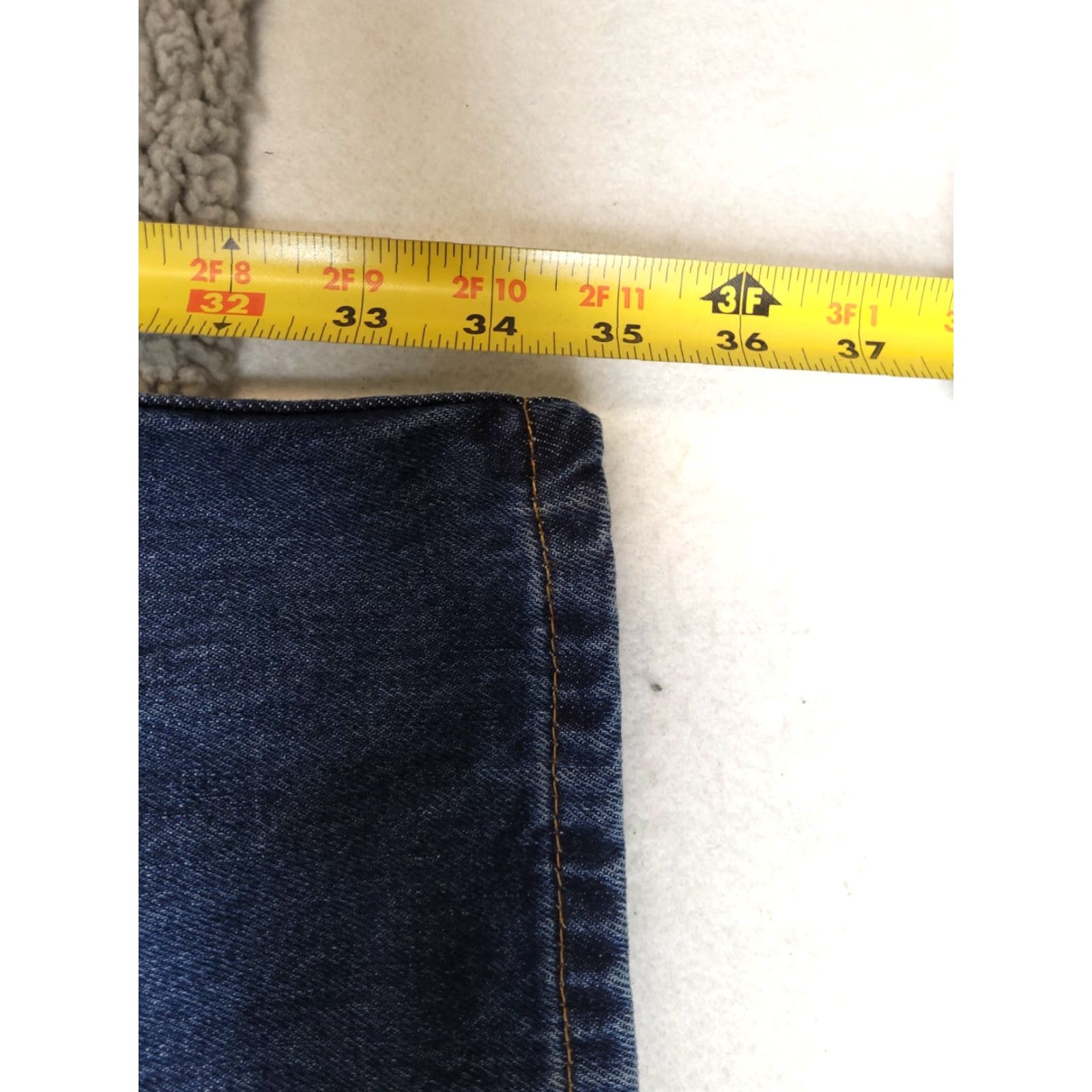 Levi's Levi's 550 Jeans Mens 34x35 Blue Slim Straight Medium Wash Blue Denim Jeans Slim Jeans Mens DJN Size US 34 / EU 50 - 7 Thumbnail