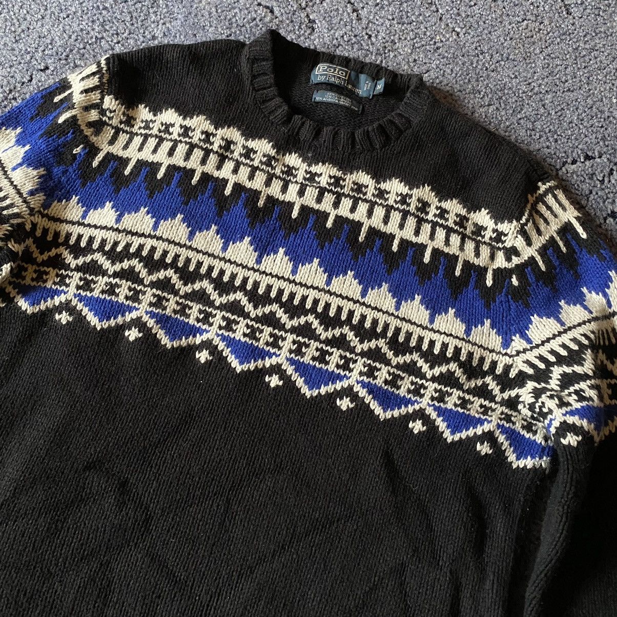 Polo Ralph Lauren RARE Hand Knitted Polo Ralph Lauren Sweater Size US M / EU 48-50 / 2 - 5 Thumbnail