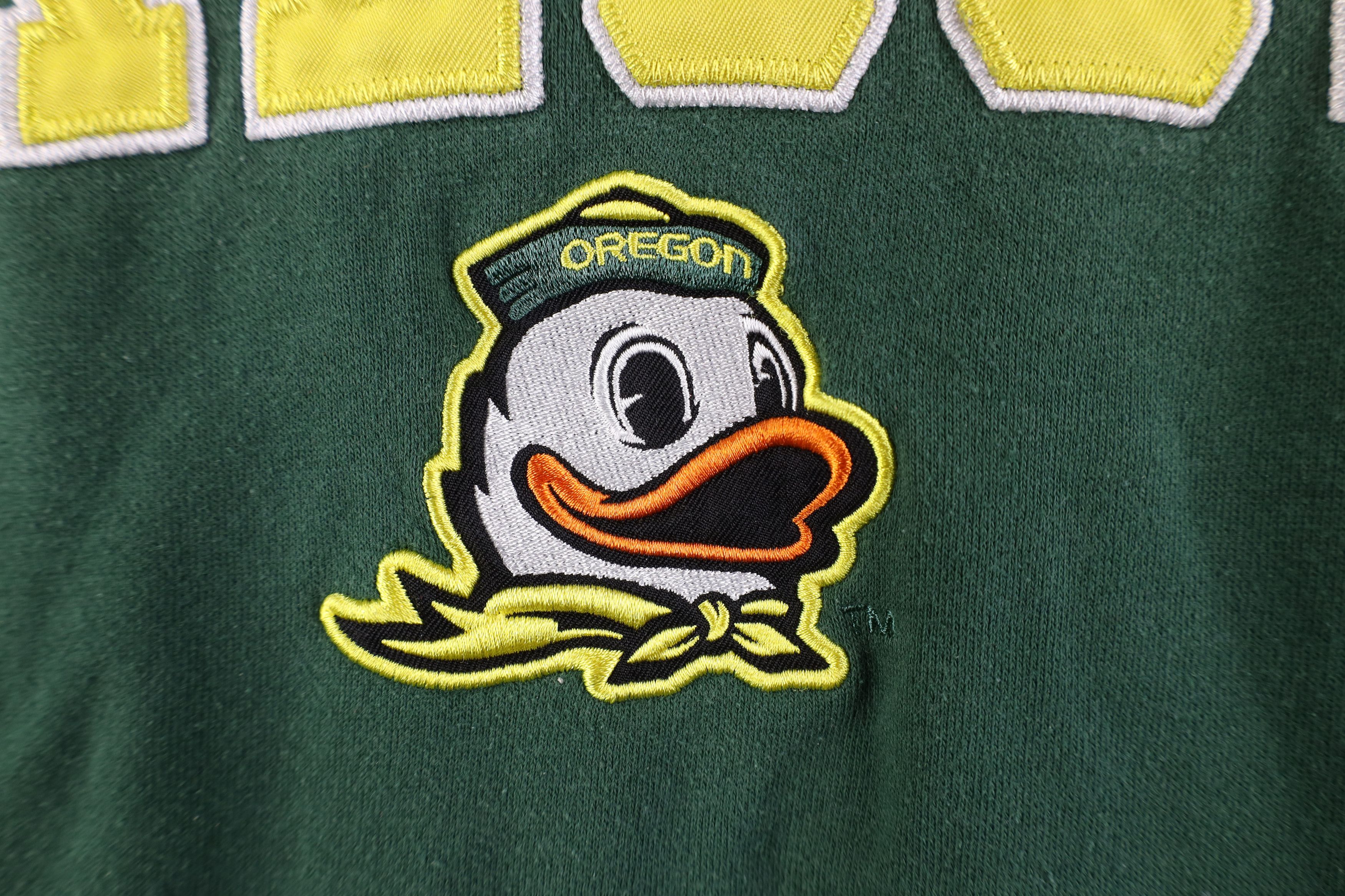 Vintage Vintage Y2K University of Oregon Hoodie Sweatshirt Green Size US M / EU 48-50 / 2 - 6 Thumbnail