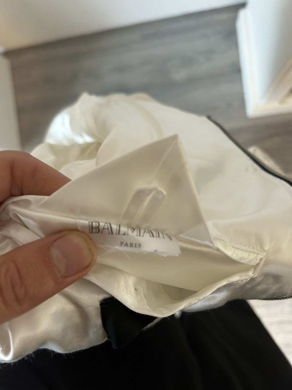 Balmain Satin Quilted Bomber Size US L / EU 52-54 / 3 - 11 Thumbnail