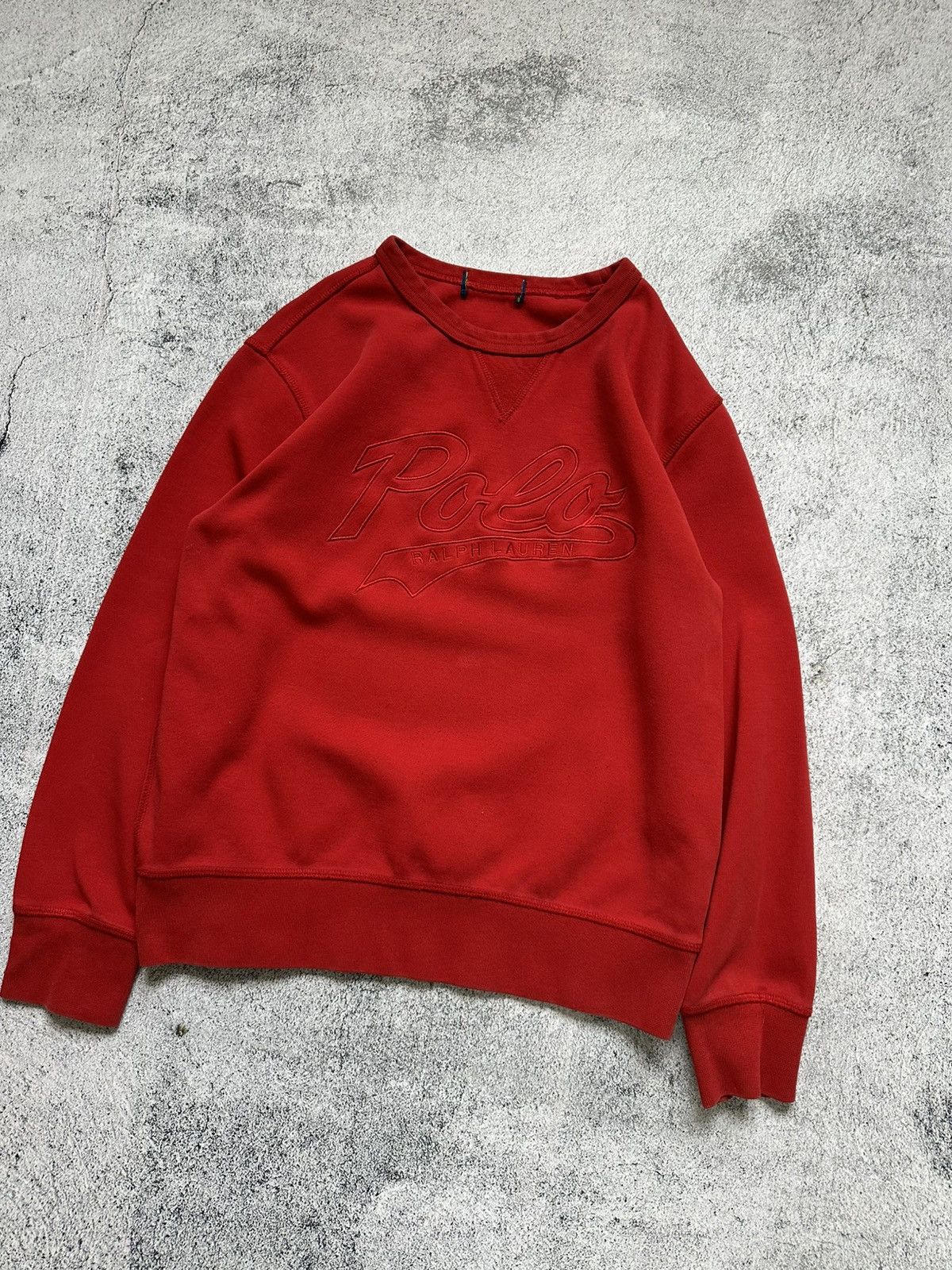 Polo Ralph Lauren Vintage Polo Ralph Lauren Sweatshirt Logo Red Fit Size M / US 6-8 / IT 42-44 - 5 Thumbnail