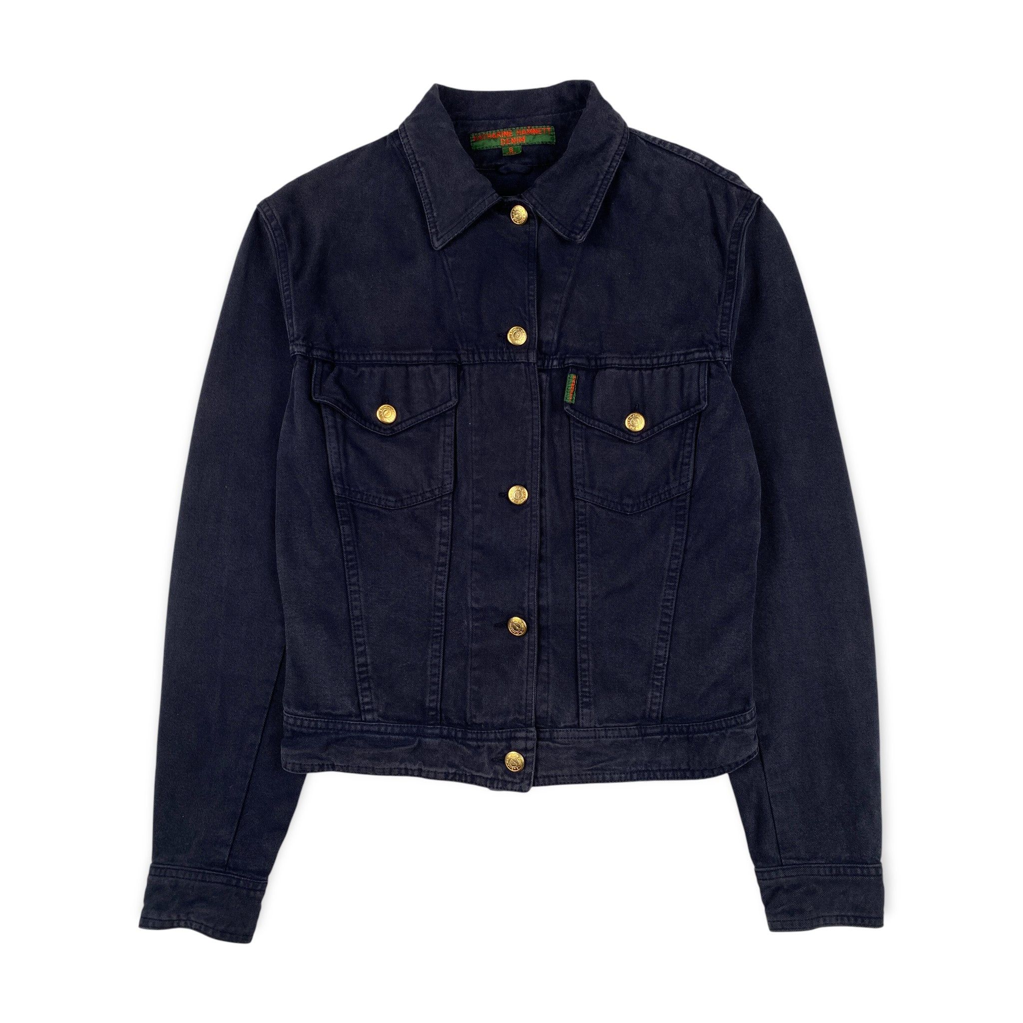 Gold Tone Buttons Denim Jacket