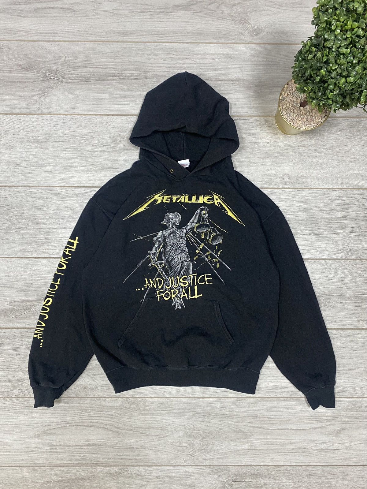 Vintage Metallica And Justice for All hoodie big print | Grailed