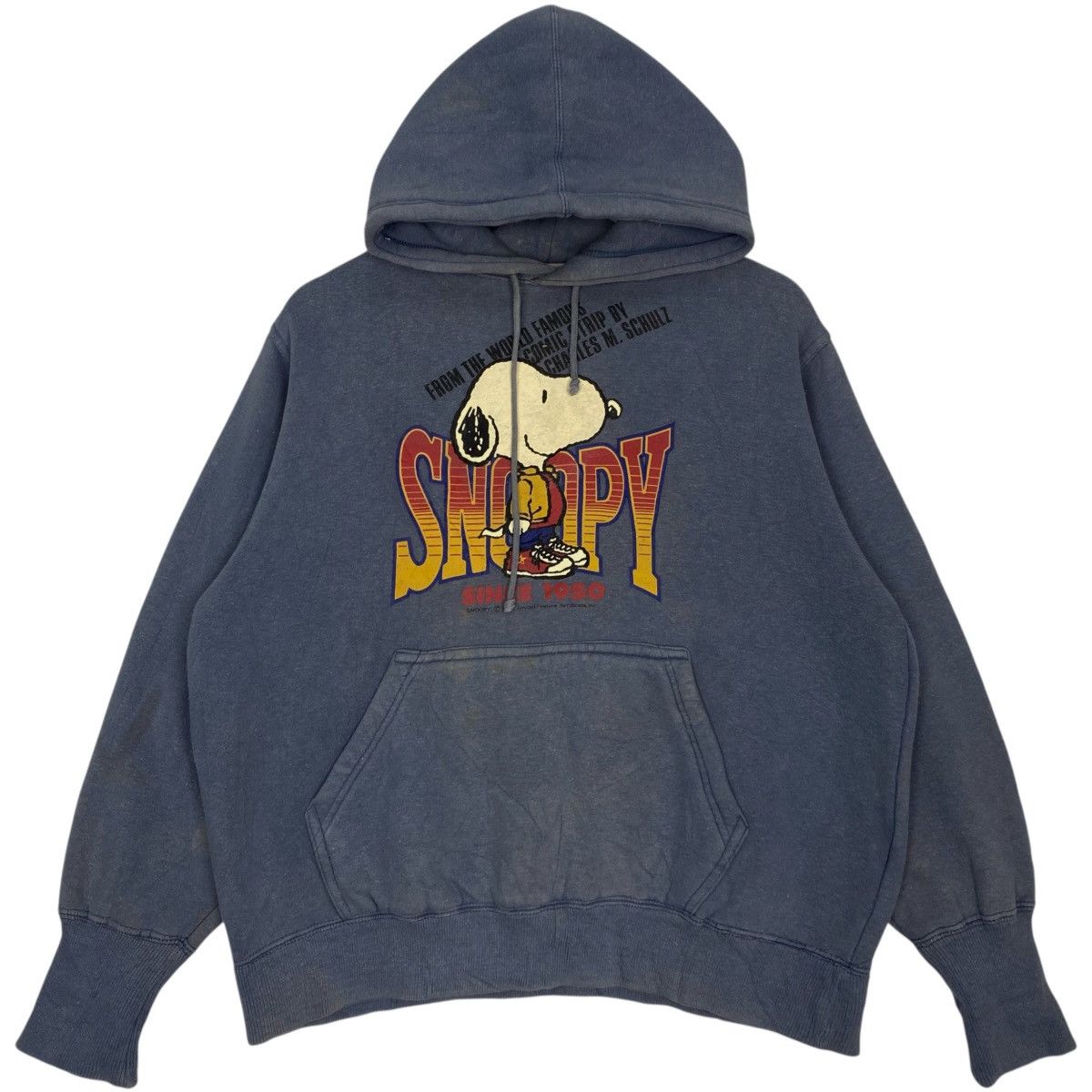Other Vintage Peanuts Printed Hoodie Sweater Blue Size M Size US M / EU 48-50 / 2 - 1 Thumbnail