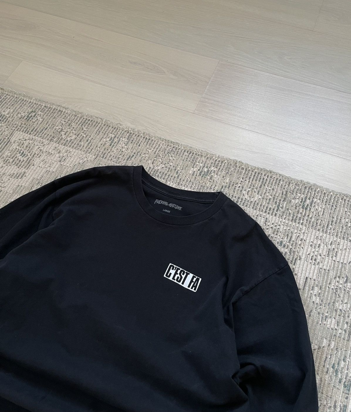 Fucking Awesome Vintage Rare Fucking Awesome Cest FA Black Longsleeve Sk8 Size US L / EU 52-54 / 3 - 4 Thumbnail