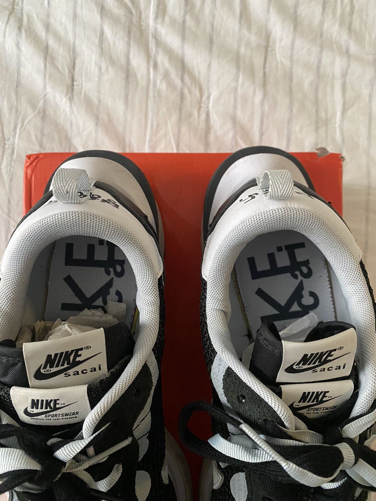 Nike 🔥 Nike x Sacai VaporWaffle CV1363-001 Size 13 US Men’s 🔥 Size US 13 / EU 46 - 6 Thumbnail