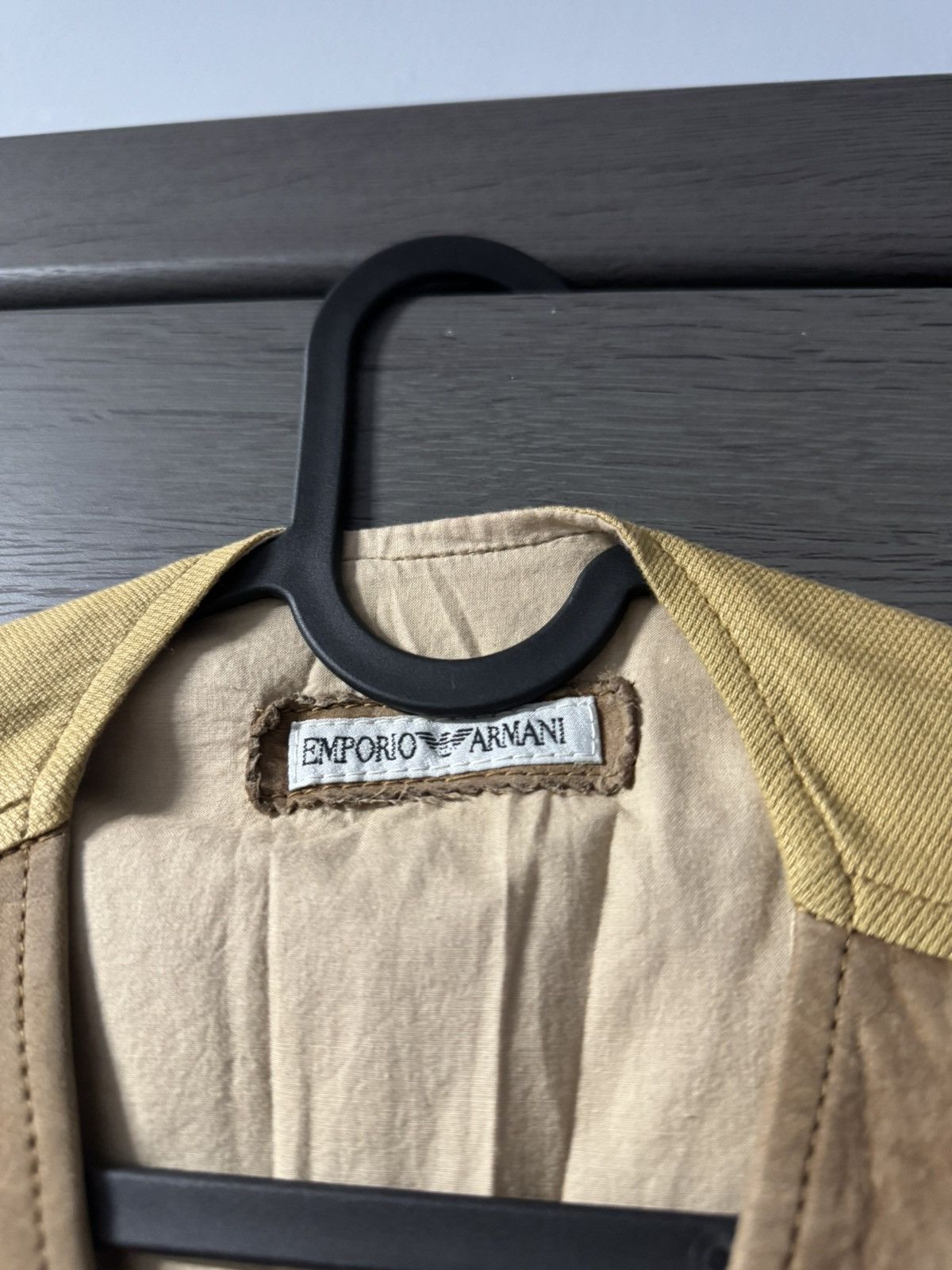 Emporio Armani × Vintage Vest Emporio Armani Leather gently used size M Size US M / EU 48-50 / 2 - 2 Thumbnail