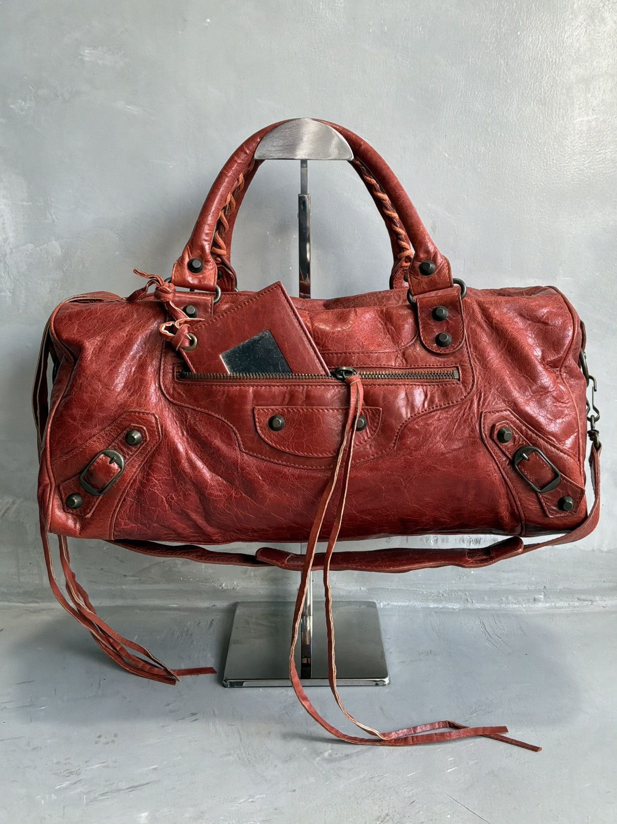 Balenciaga 2000s Balenciaga - City Twiggy - Lambskin Leather Bag Size ONE SIZE - 1 Thumbnail