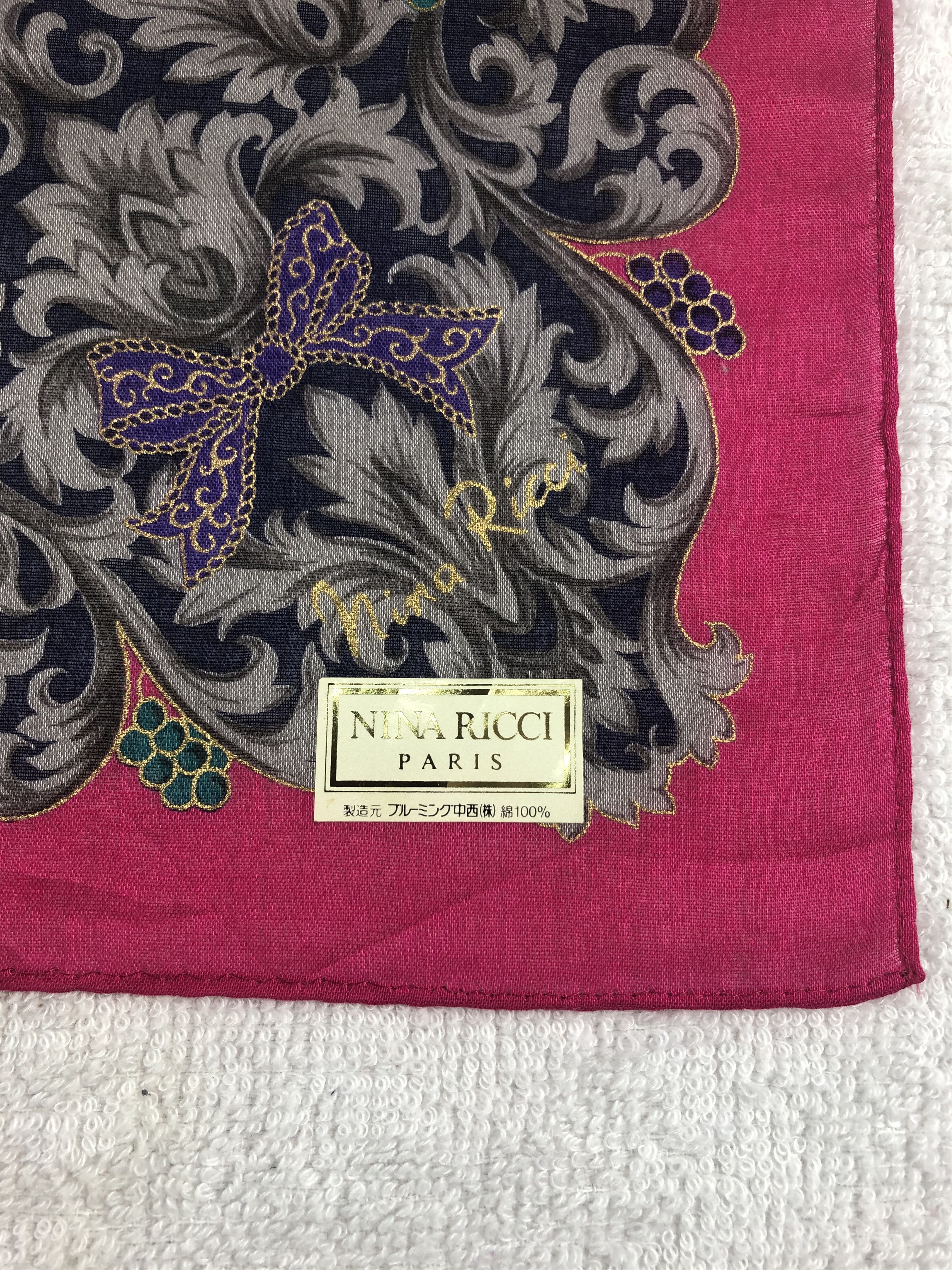 Nina Ricci Nina Ricci Handkerchief / Bandana / Neckerchief Size ONE SIZE - 5 Thumbnail