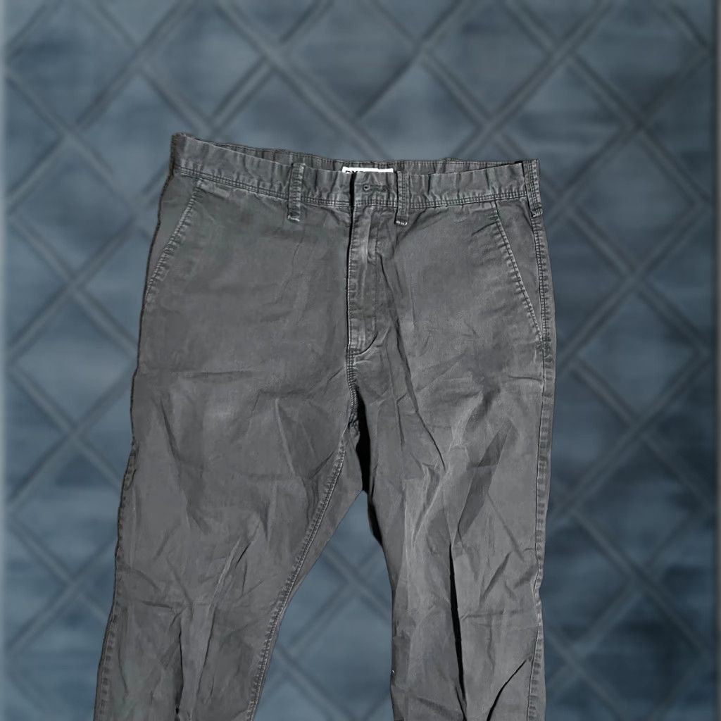 Express Express Slim Fit Chino Pants Mens 30x32 Flat Front Cotton Knit Gray 90s Chino Style Slacks Pants Size US 30 / EU 46 - 1 Thumbnail