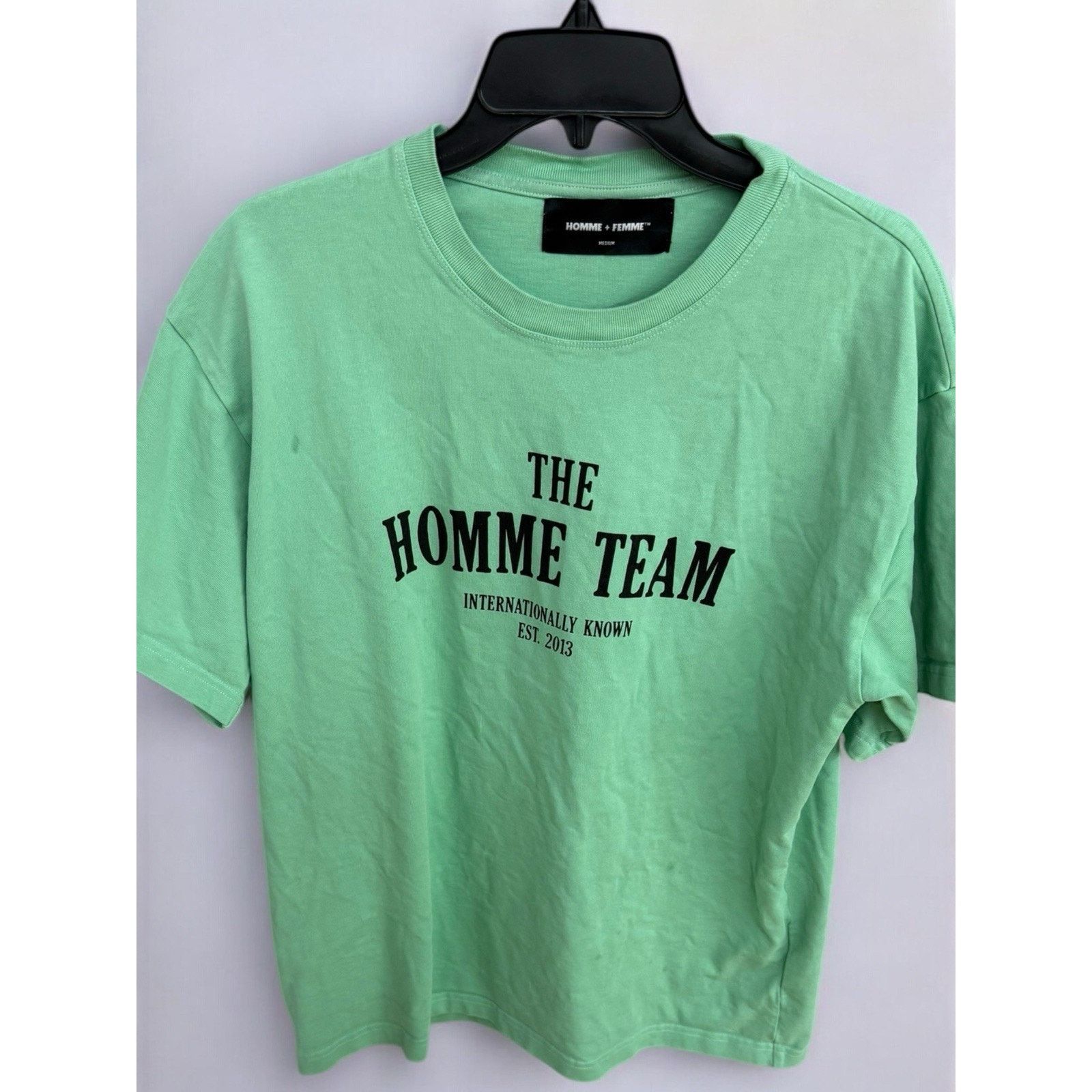 Homme + Femme La Homme + Femme Los Angeles Team Graphic T-Shirt Green M Size US M / EU 48-50 / 2 - 1 Thumbnail