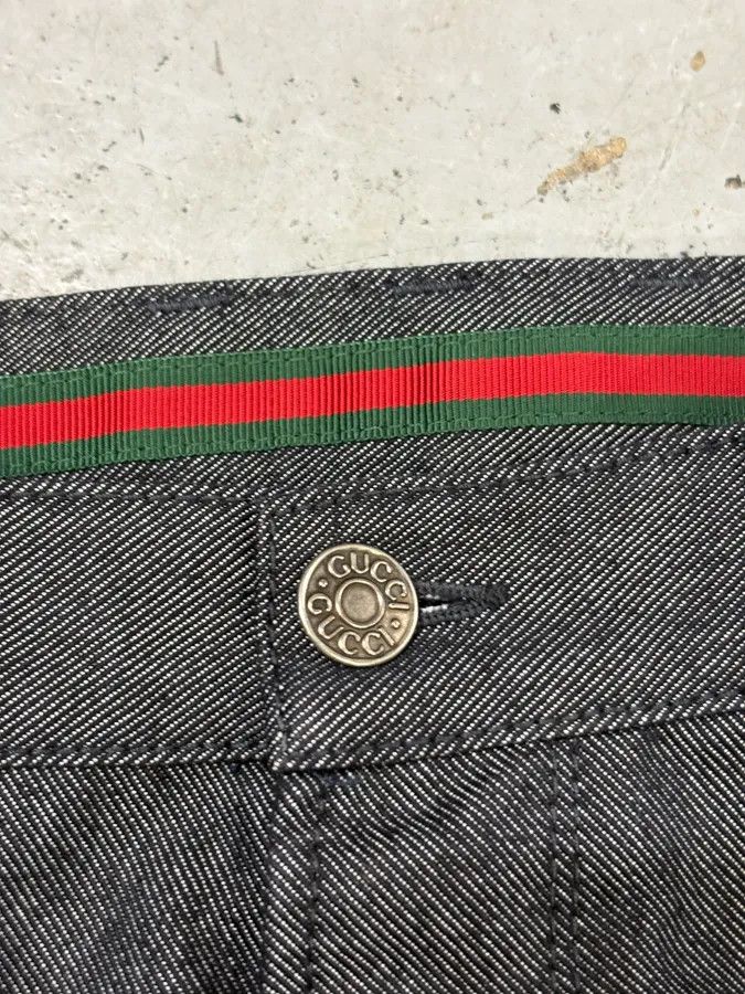 Gucci AW2009 Gucci Grey Denim Signature Jeans by Frida Giannini Size US 32 / EU 48 - 8 Thumbnail