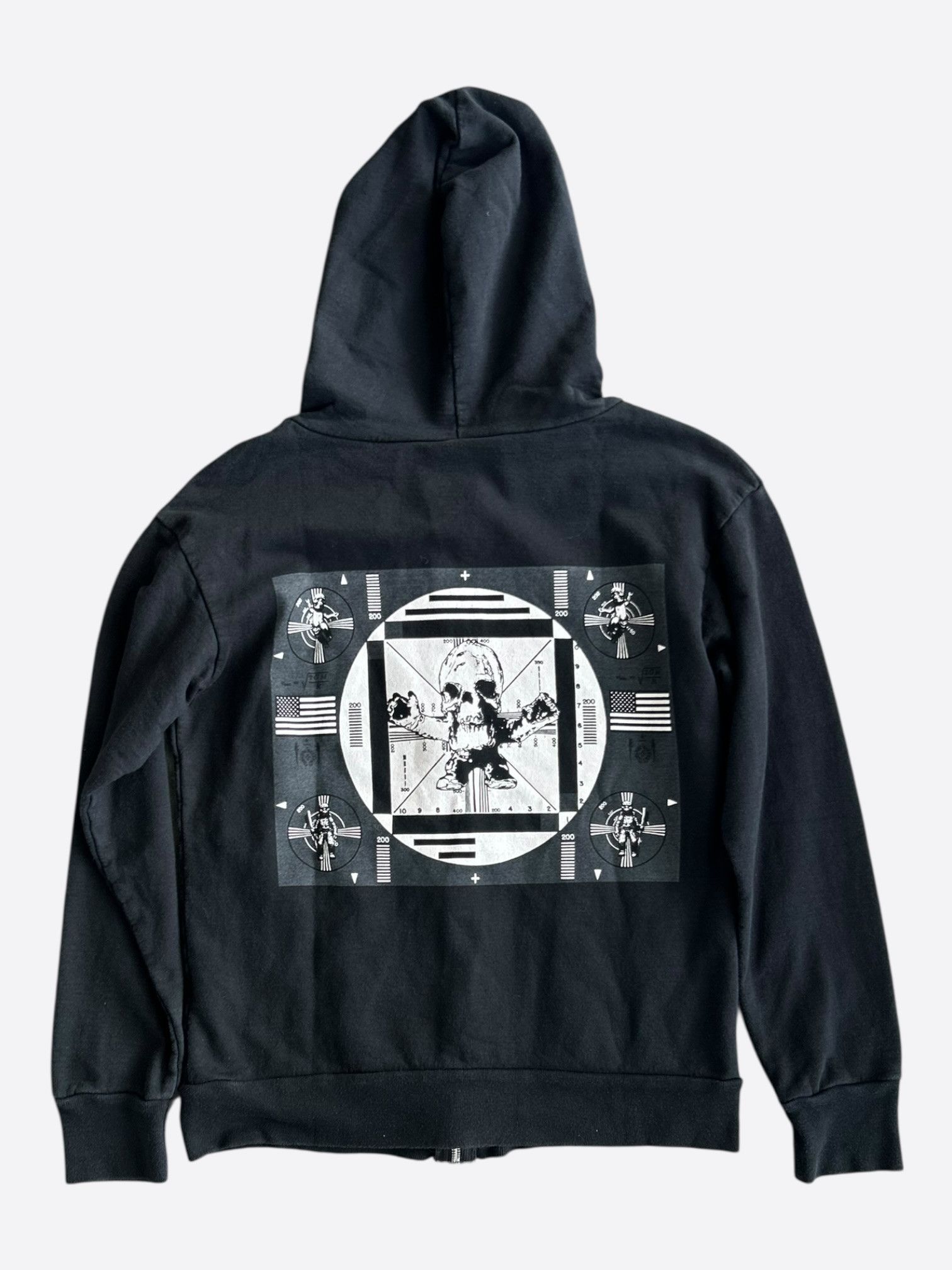 Chrome Hearts Black & White Foti Horseshoe Logo Zip Up Hoodie Size US XS / EU 42 / 0 - 2 Thumbnail