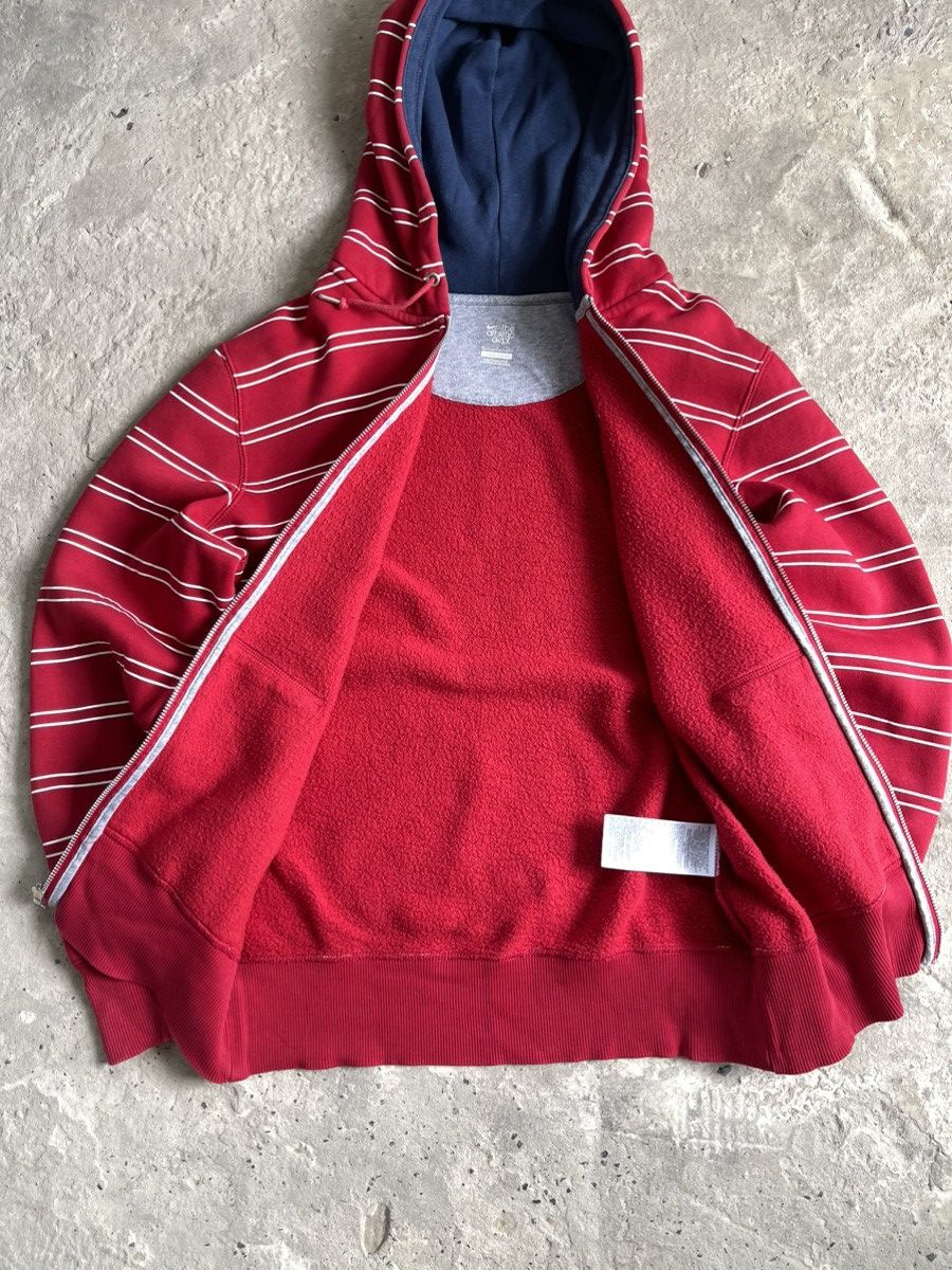 Nike NIKE VINTAGE ATHLETIC DEPT STRIPED Y2K SWOOSH ZIP HOODIE Size US S / EU 44-46 / 1 - 10 Thumbnail