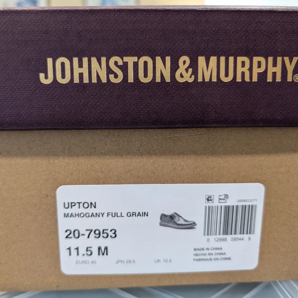 Johnston & Murphy NWT - Johnson And Murphy Upton Dress Shoes Size US 11.5 / EU 44-45 - 3 Thumbnail