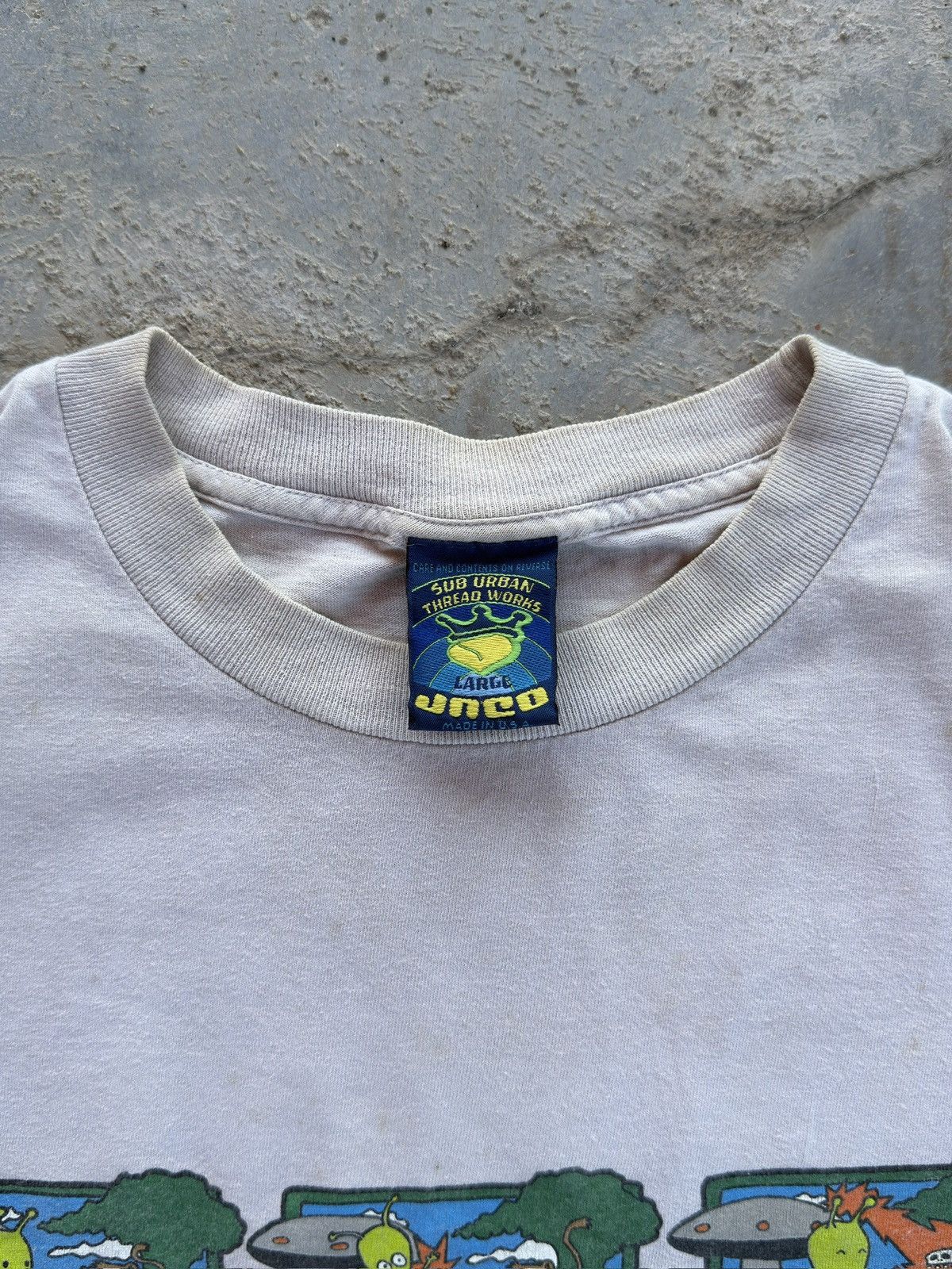 JNCO Vintage 1990s JNCO “No monkey business” Tshirt Size US XL / EU 56 / 4 - 3 Thumbnail