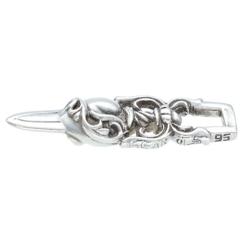 Chrome Hearts Chrome Hearts Dagger Heart Silver Necklace Size ONE SIZE - 5 Thumbnail