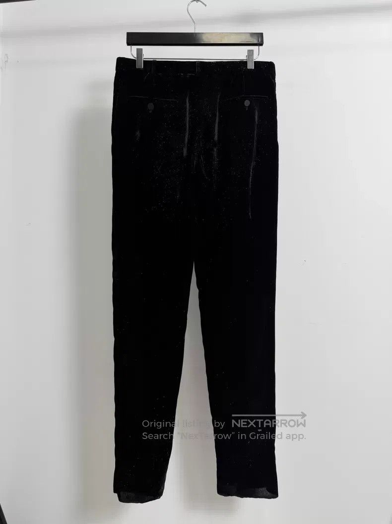 Saint Laurent Paris Saint Laurent Paris Black Stardust Sparkle Fleece Straight Size US 32 / EU 48 - 2 Thumbnail