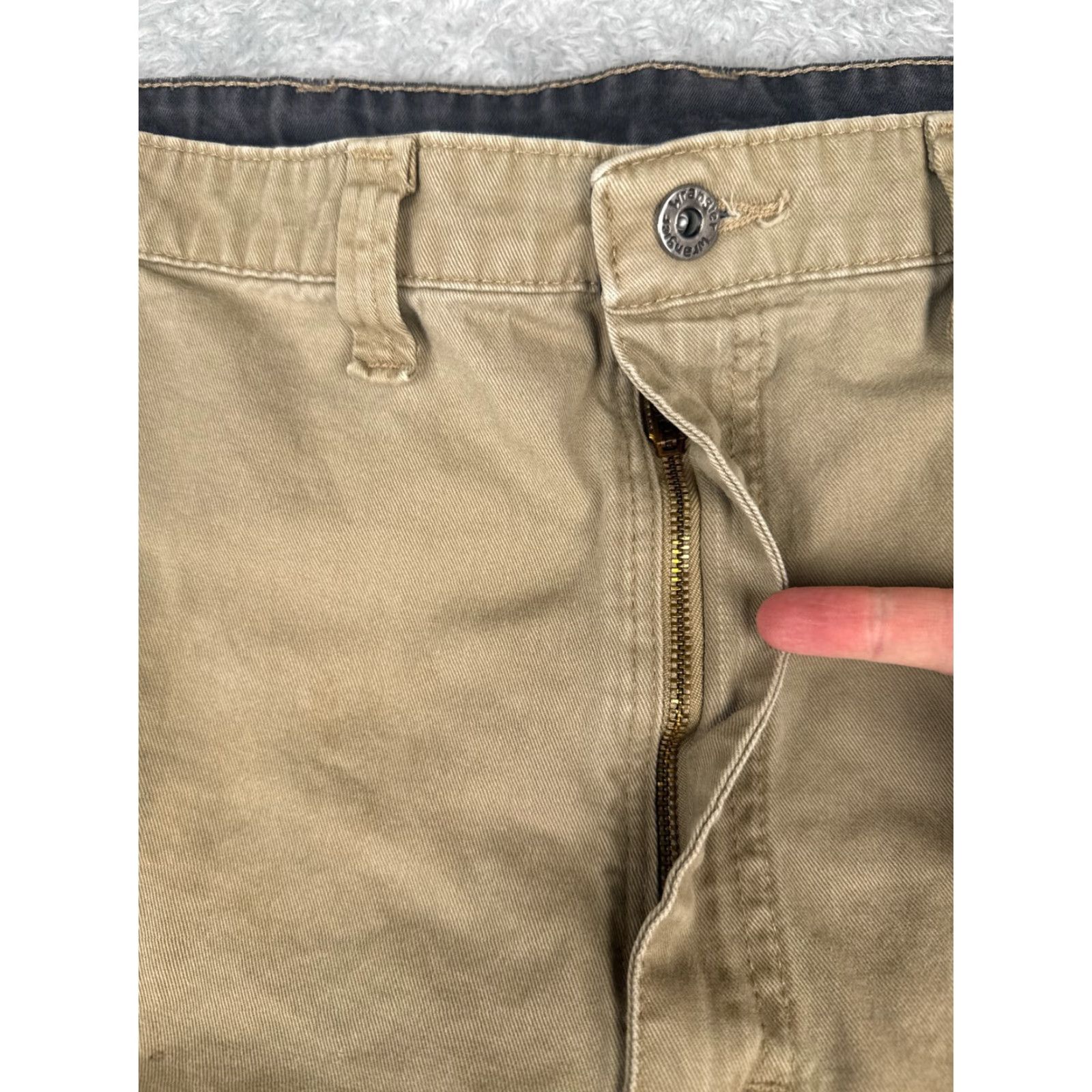 Wrangler Wrangler Pants Men 44 Brown Workwear Twill Cargo Cotton Durable 42x29 READ Size US 44 / EU 60 - 5 Thumbnail