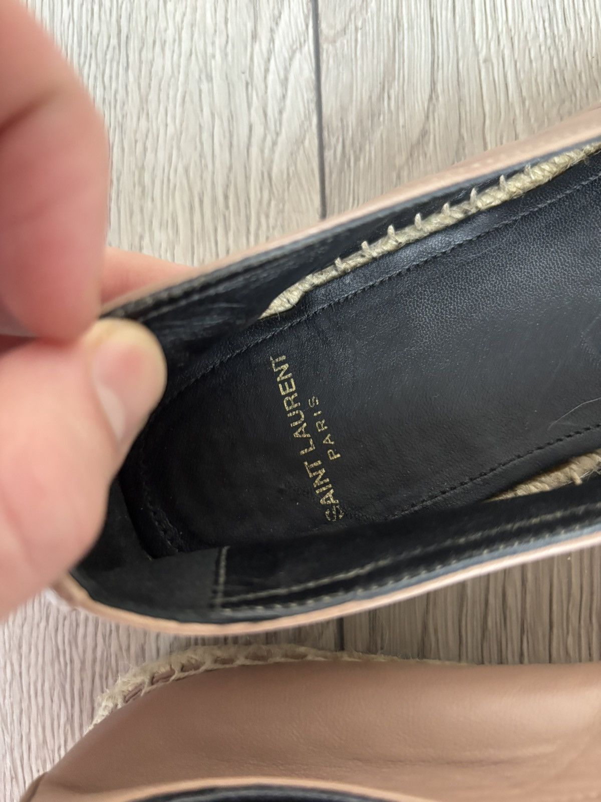 Saint Laurent Paris Saint Laurent YSL leather espadrilles Size US 7 / IT 37 - 10 Thumbnail