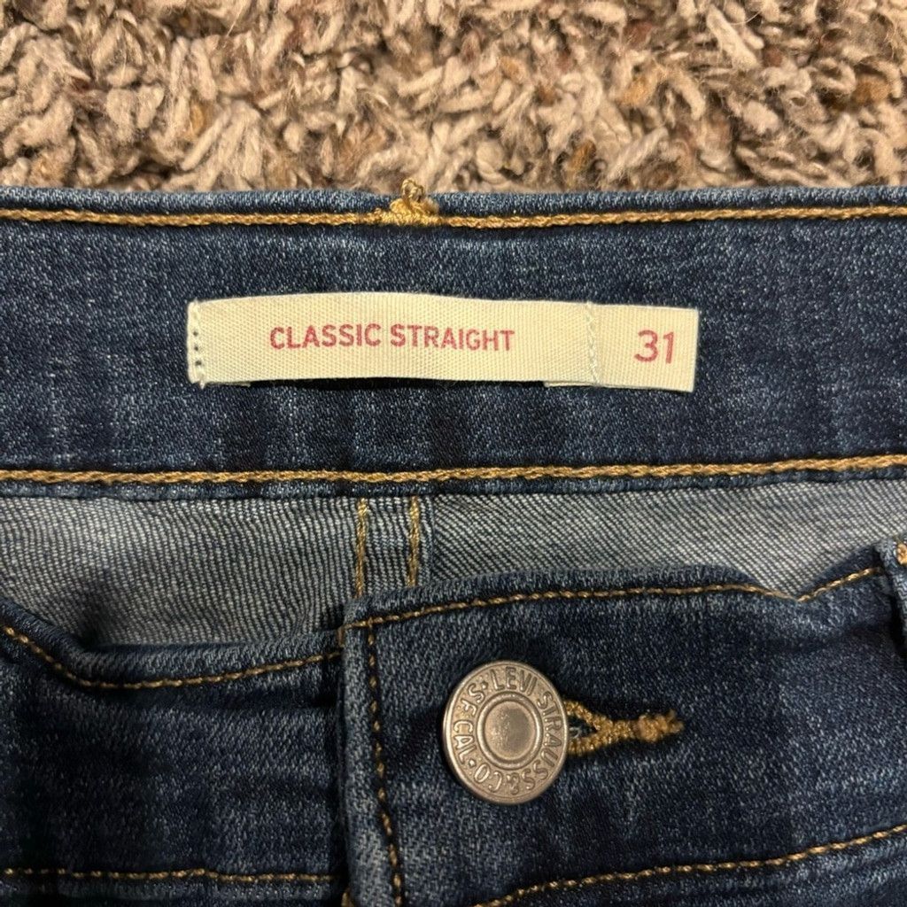 Levi's Women’s Levi’s Straight Jeans Size 31" - 3 Thumbnail