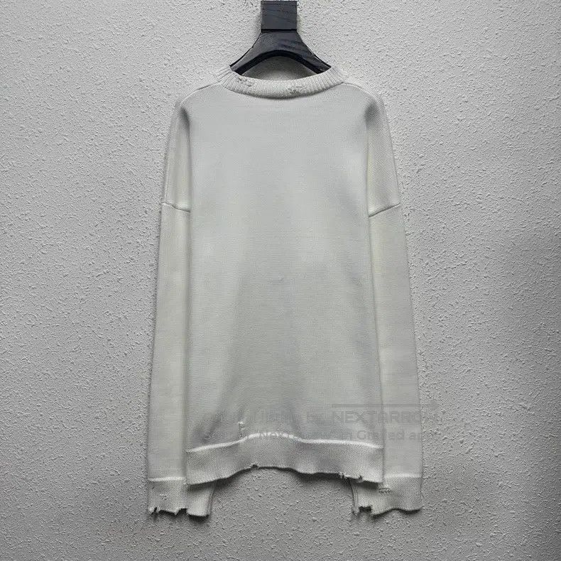 Balenciaga Balenciaga Front Relief Wave Logo 3D Embroidered Destroyed Size US XL / EU 56 / 4 - 2 Thumbnail