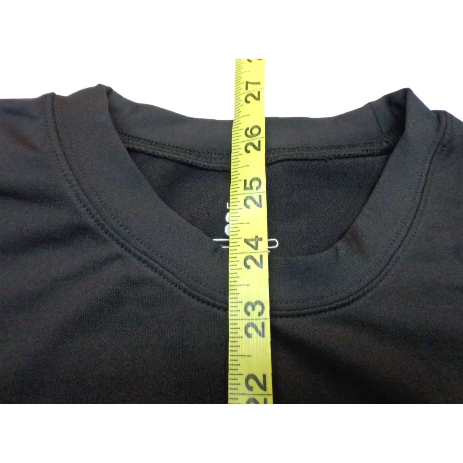 Layer 8 Layer 8 Black Short Sleeve T-Shirt Women's XL Crew Neck Logo Sports Shirt Size XL / US 12-14 / IT 48-50 - 5 Thumbnail
