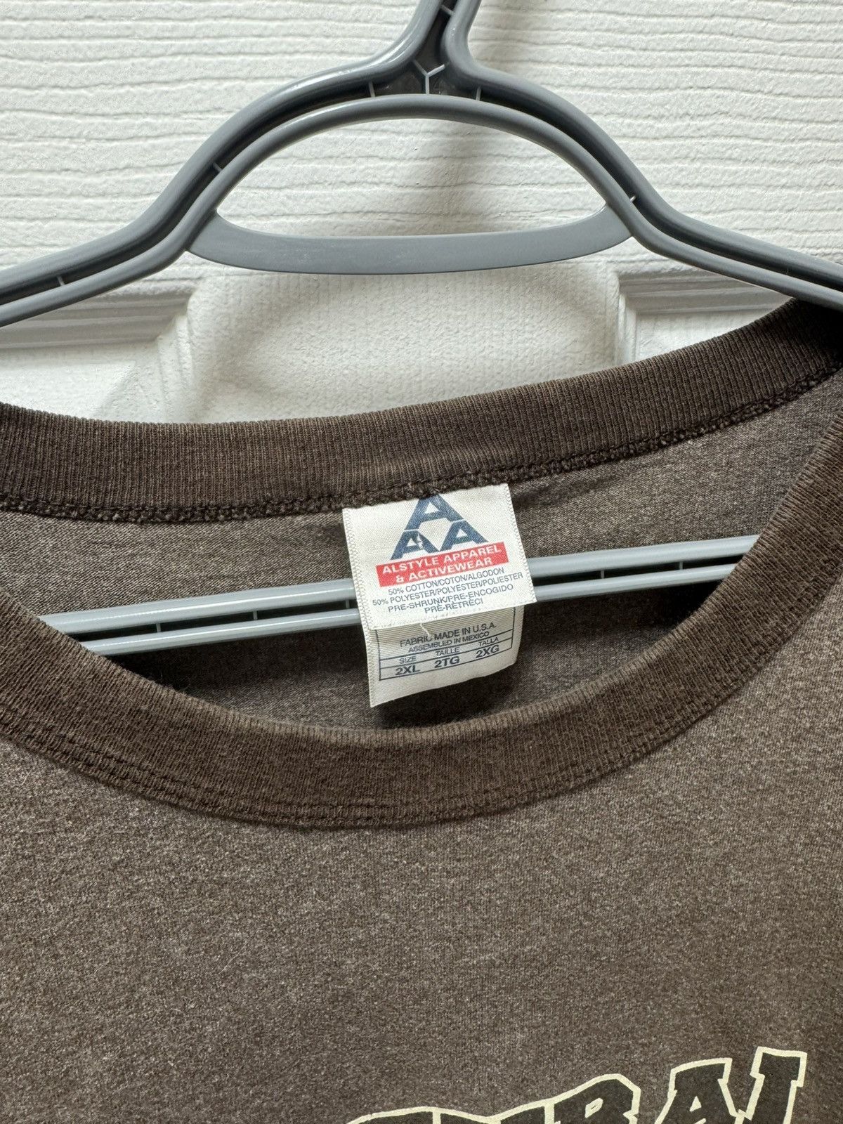 AAA × Vintage AAAStyle Natural Athlete Vintage Oversized Humor Shirt Brown Size US XXL / EU 58 / 5 - 4 Thumbnail