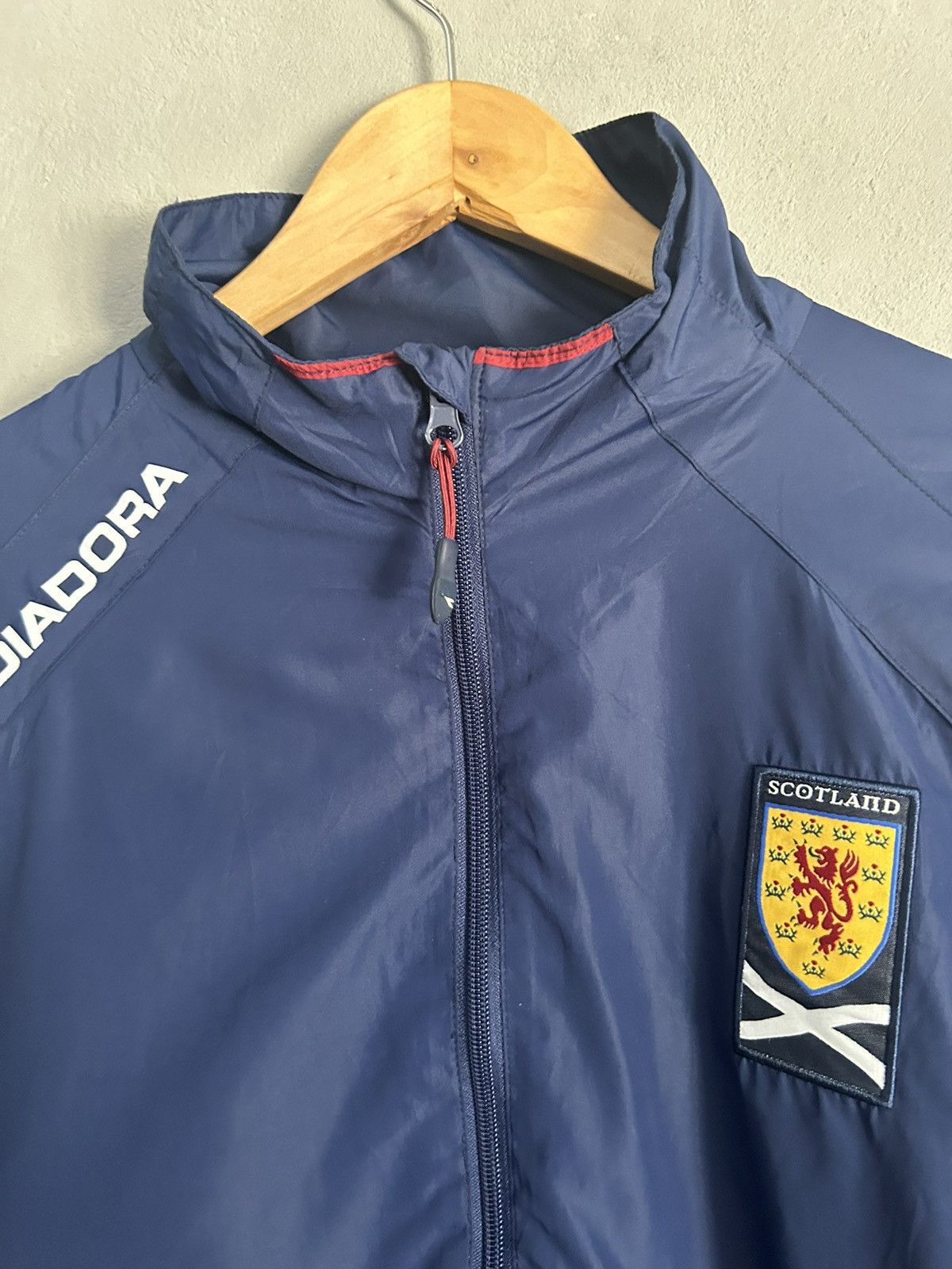 Diadora Scotland 2000 Diadora training football jacket coat Size US L / EU 52-54 / 3 - 4 Thumbnail