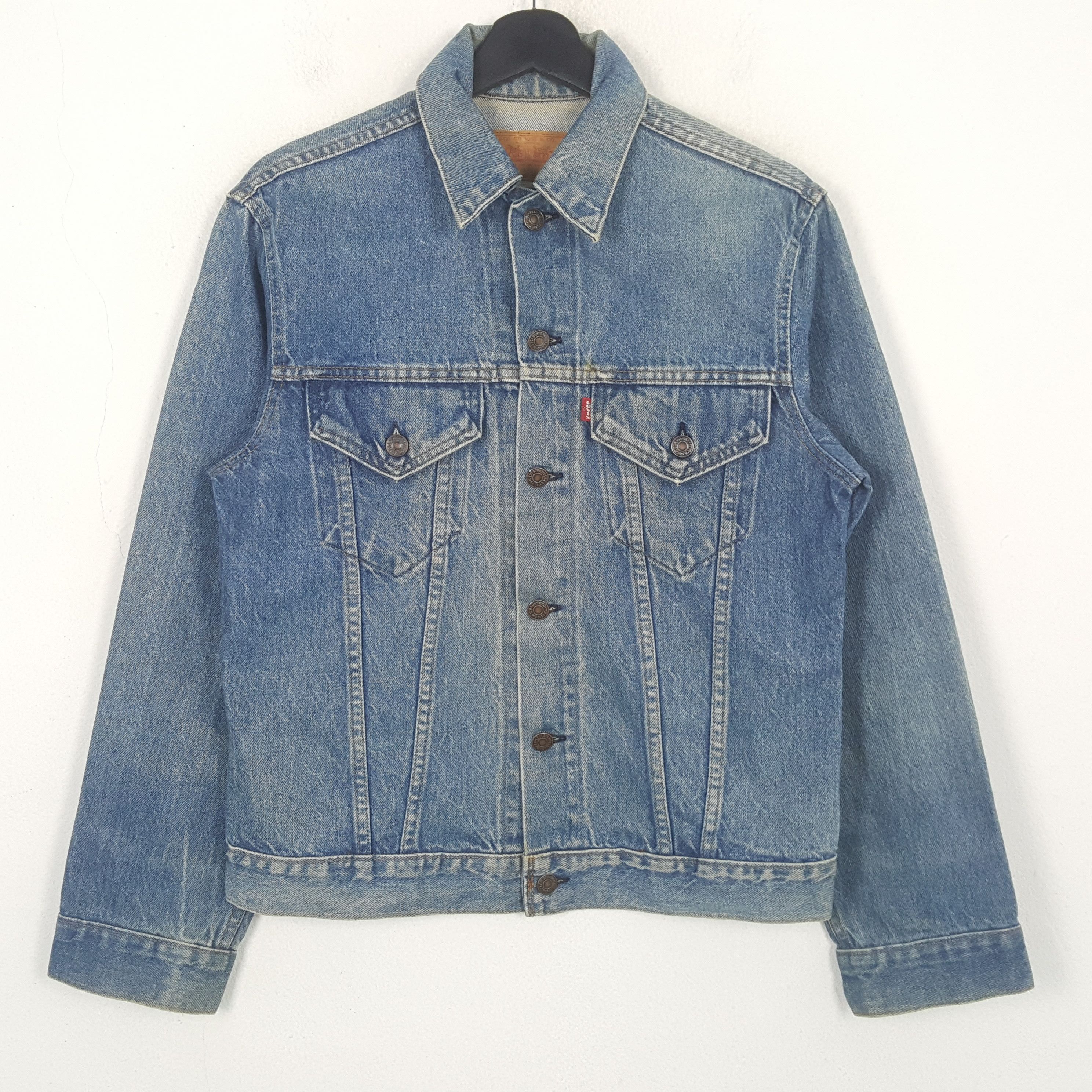 Levi's Levis Fashion Style Denim Jacket RR25 Size US S / EU 44-46 / 1 - 1 Thumbnail