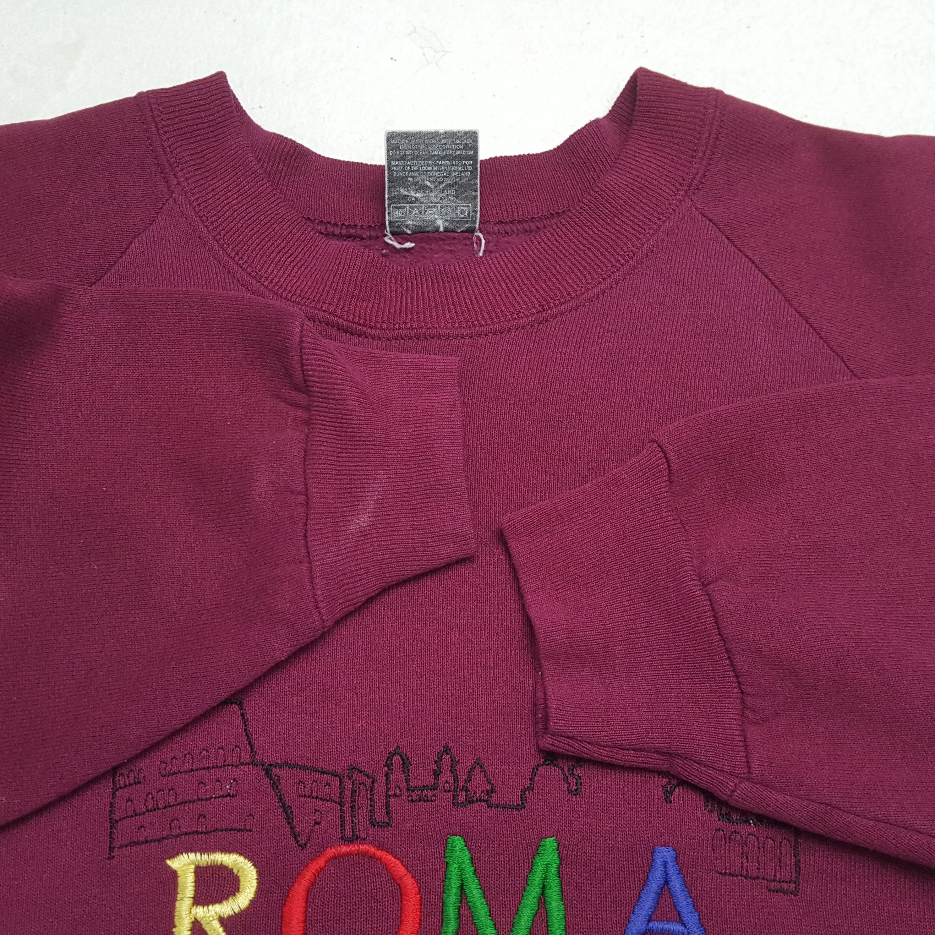 Vintage ROMA ITALIA Streetwear Style Vintage Sweatshirt Size US L / EU 52-54 / 3 - 8 Thumbnail