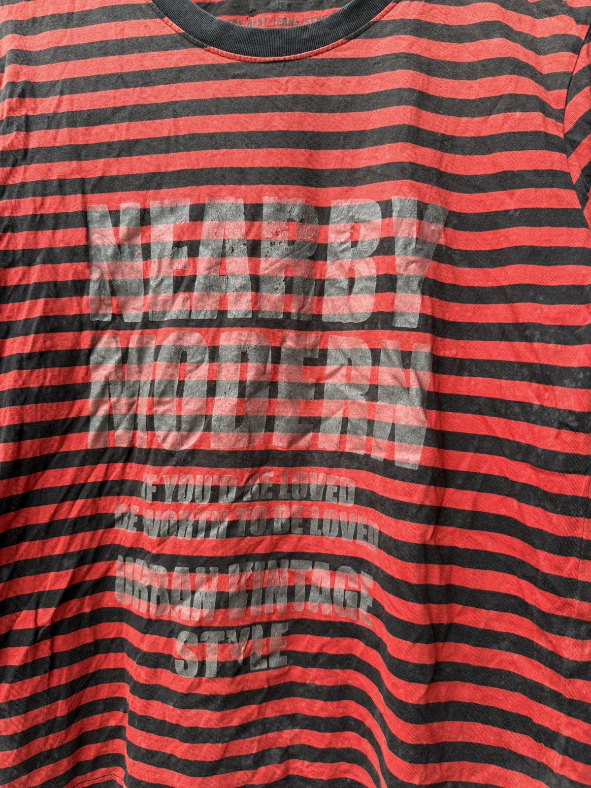 Japanese Brand Vintage The best jeans style striped longsleeve Size US S / EU 44-46 / 1 - 3 Thumbnail