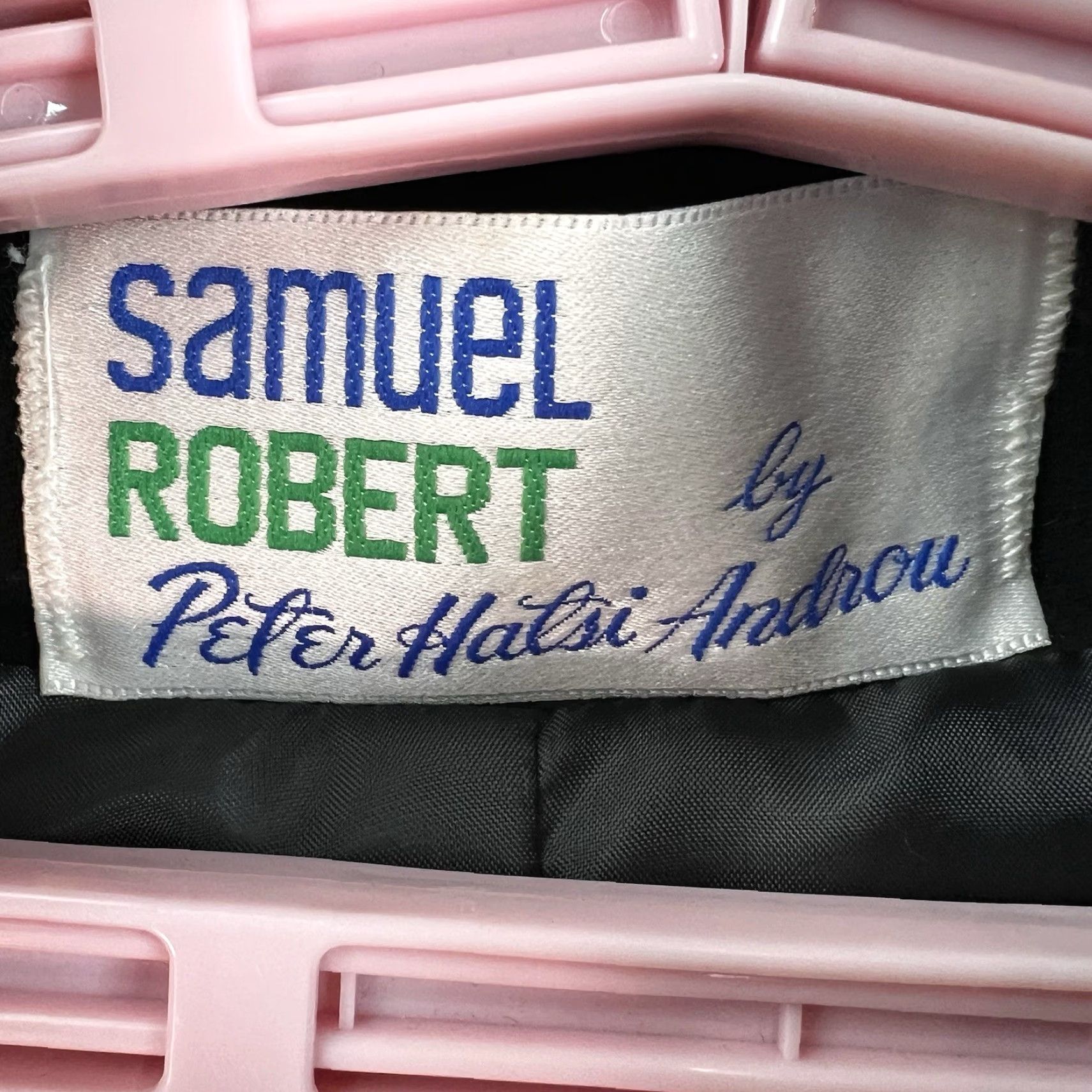 Vintage Samuel Robert Ultra Suede Notch Single Blazer Womens Size 14 Black Washable USA Size XL / US 12-14 / IT 48-50 - 6 Thumbnail