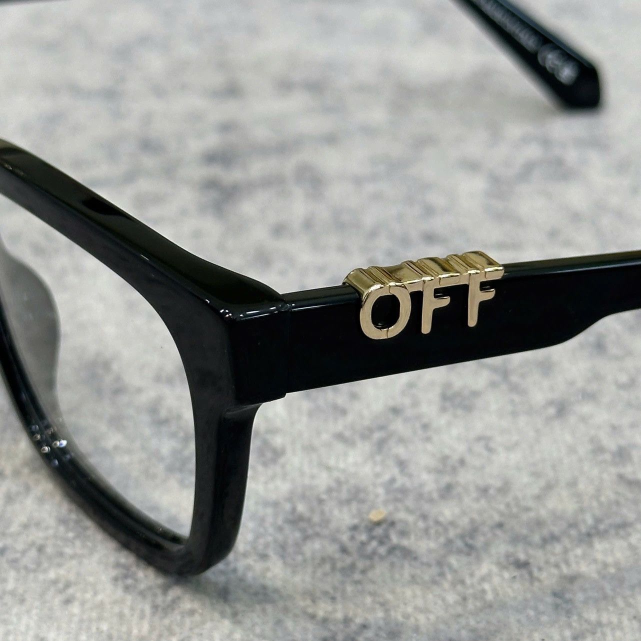 Off-White OFF-WHITE EYEWEAR STYLE 7C BLACK Size ONE SIZE - 3 Thumbnail