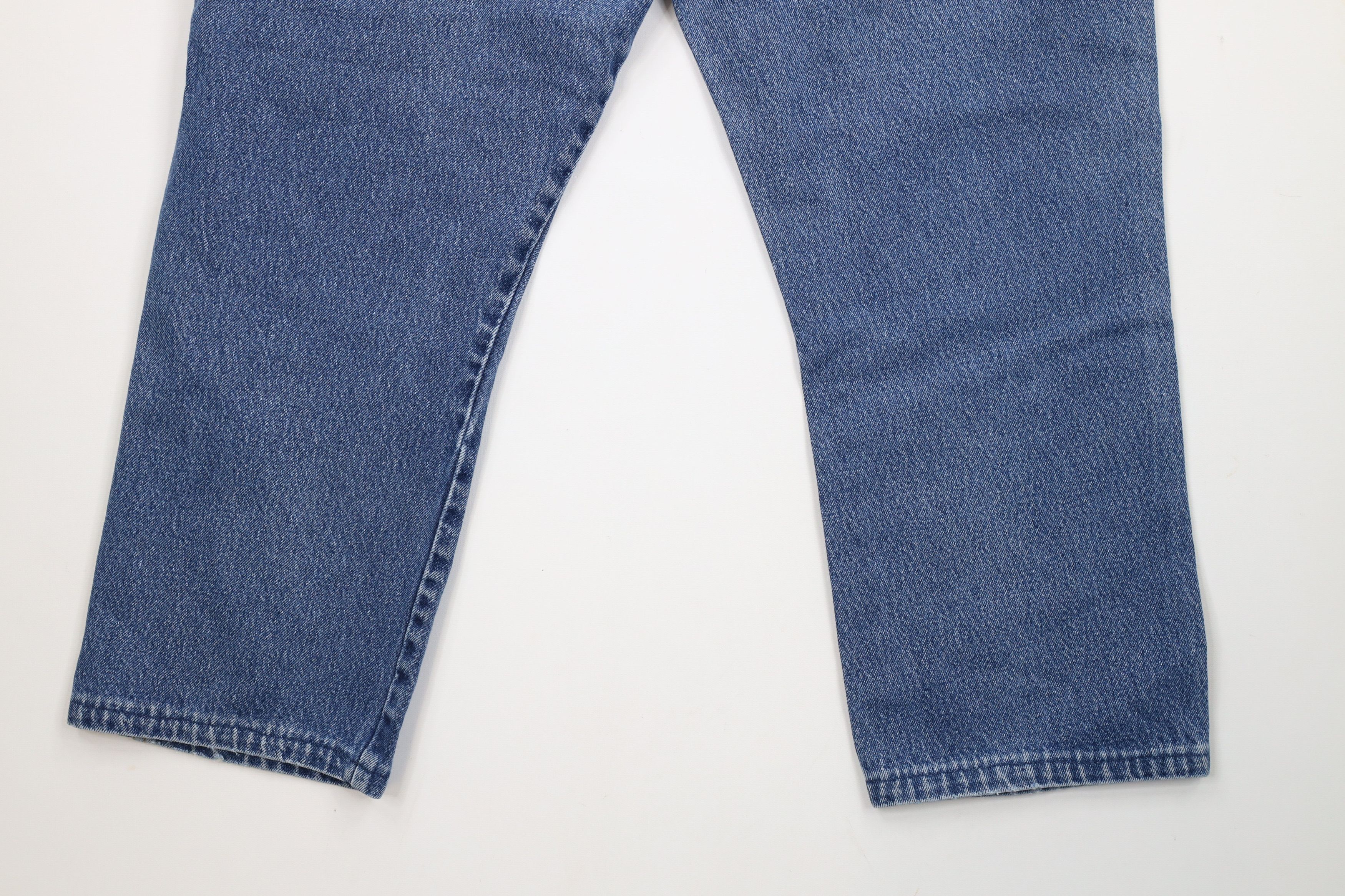 Dickies × Vintage Vintage Dickies Spell Out Straight Leg Denim Jeans Blue Size US 36 / EU 52 - 15 Thumbnail