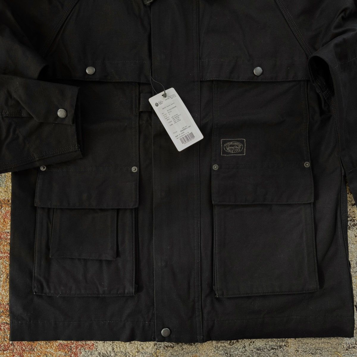 Snow Peak AW22 Takibi Canvas Jacket olive khaki work chore coverall Size US S / EU 44-46 / 1 - 2 Thumbnail