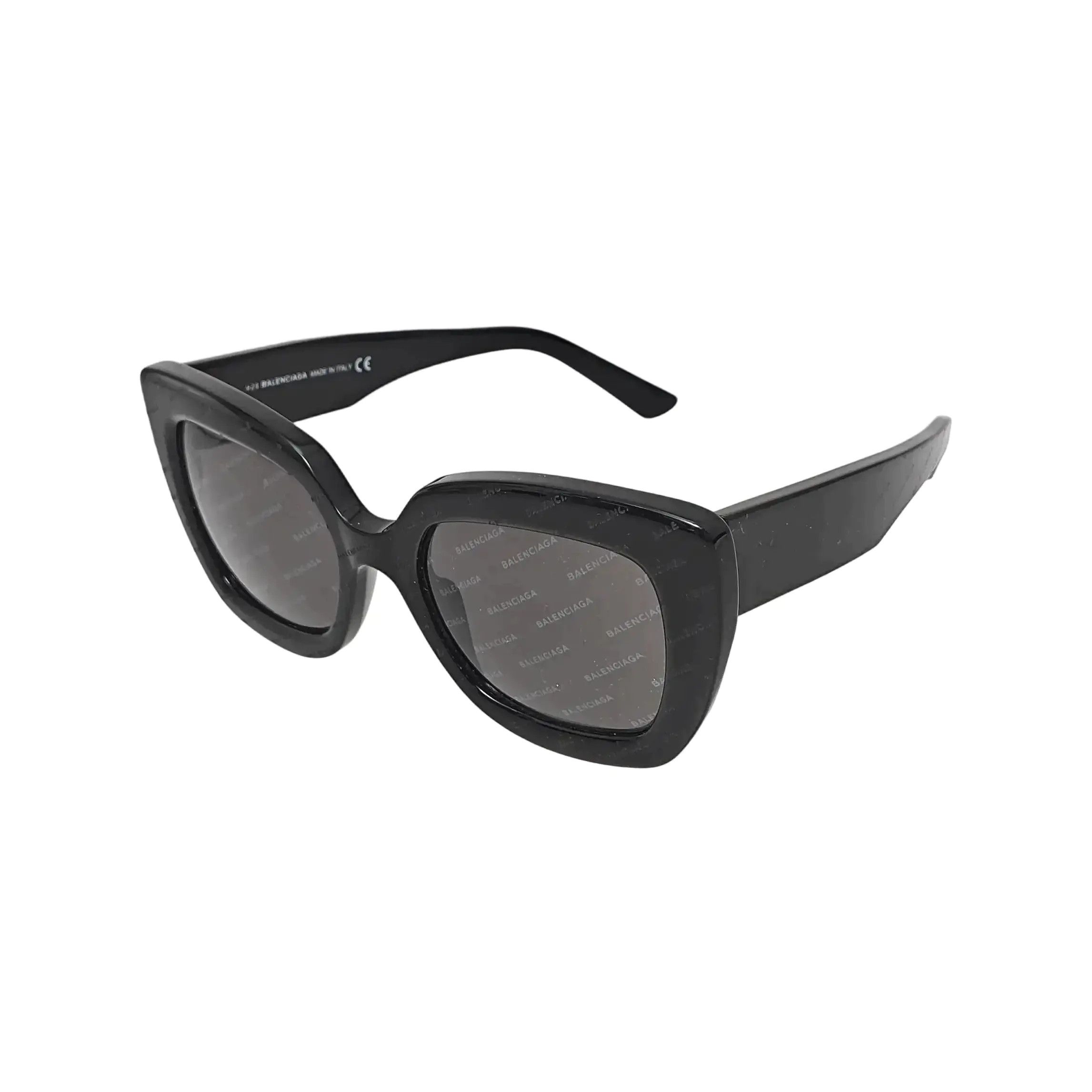 Balenciaga Balenciaga Logo Print Sunglasses One Size Size ONE SIZE - 1 Thumbnail