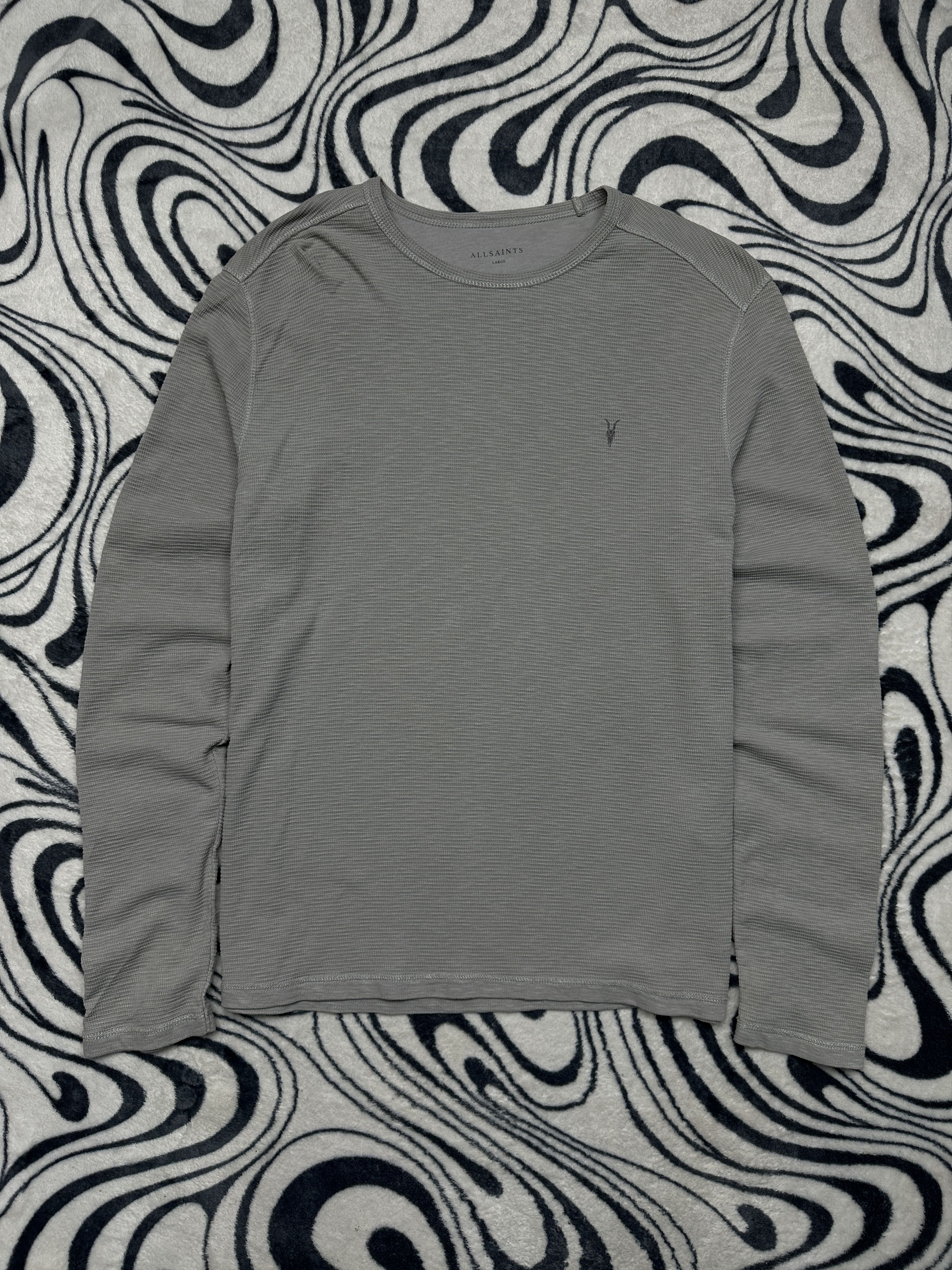 Allsaints Allsaints Mens Clash Crew Neck Sweater Size US L / EU 52-54 / 3 - 1 Thumbnail