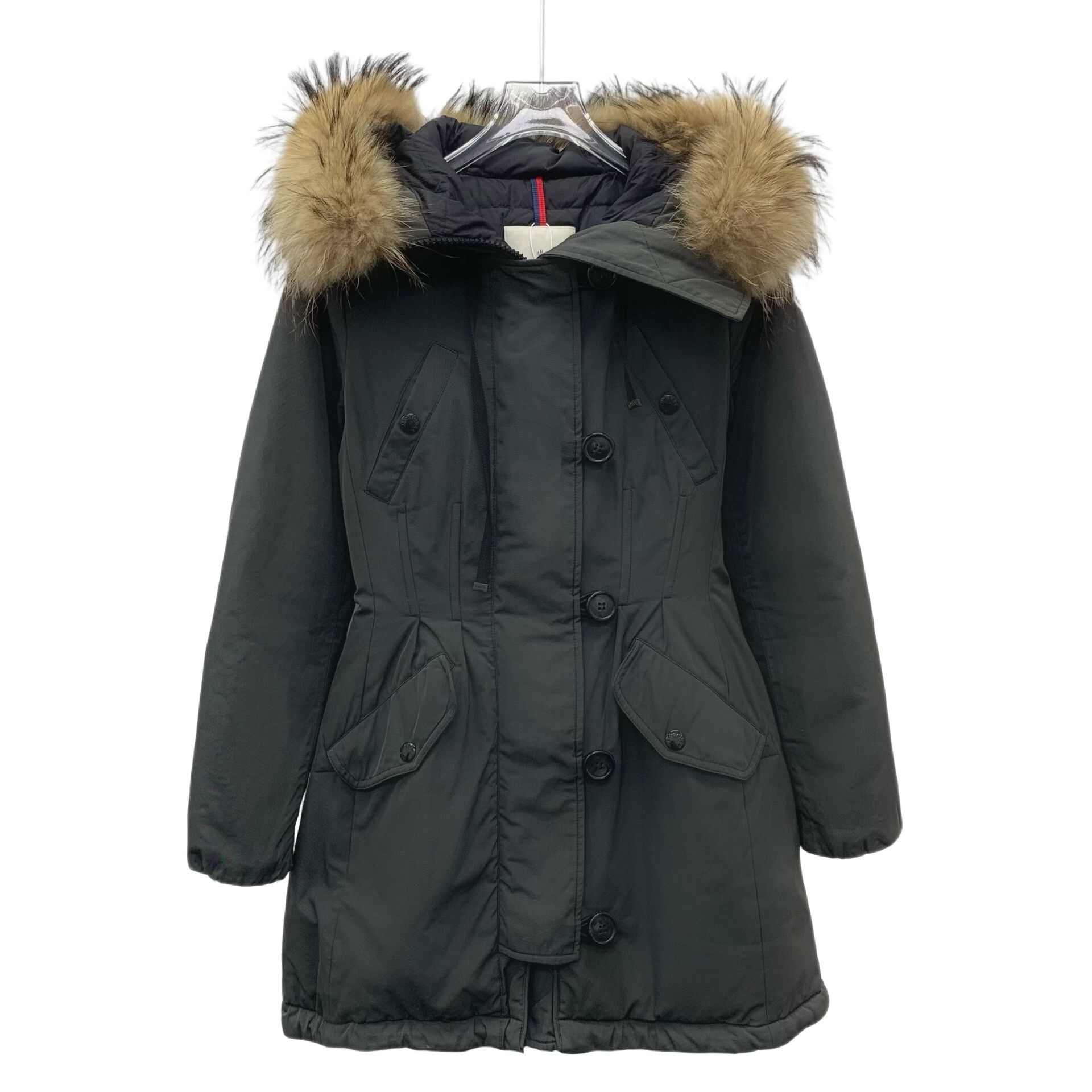Moncler Moncler Arrious Fur Hood Down Parka 00 Size XXS / US 00 / IT 34 - 1 Thumbnail