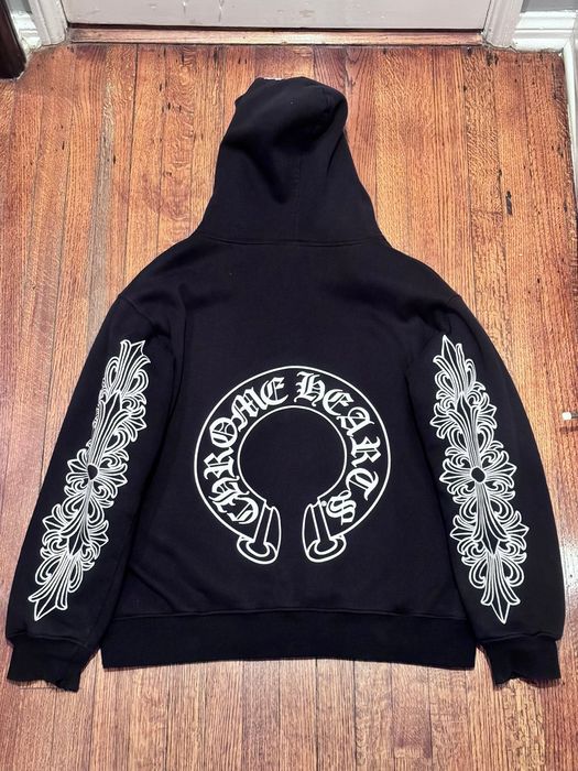 Chrome Hearts Vintage Chrome Hearts Thermal Hoodie | Grailed