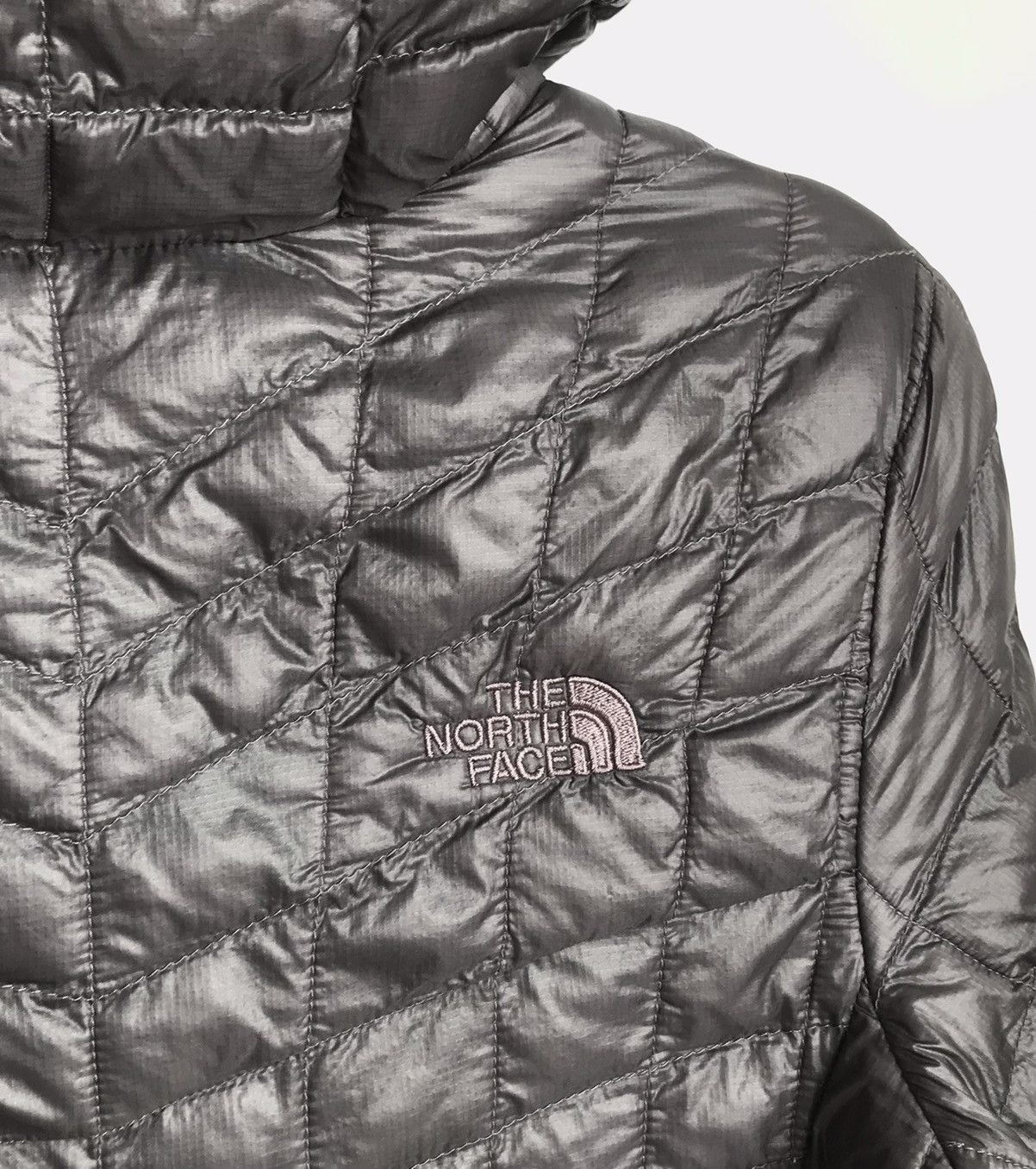 The North Face The North Face Thermoball Eco Puffer Jacket Womens Sz S Gray Size S / US 4 / IT 40 - 6 Thumbnail