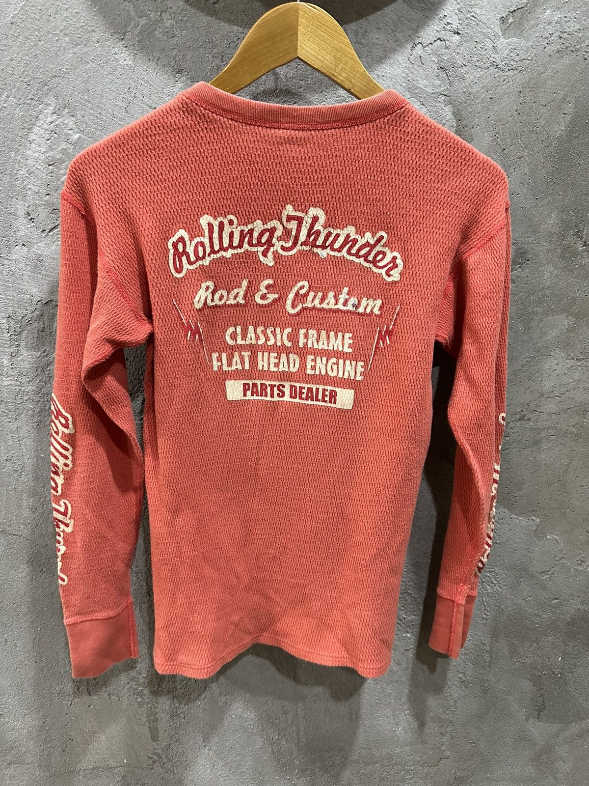The Flat Head The Flat Head Rod Custom Rolling Thunder Thermal L/S Shirt Size US M / EU 48-50 / 2 - 2 Thumbnail