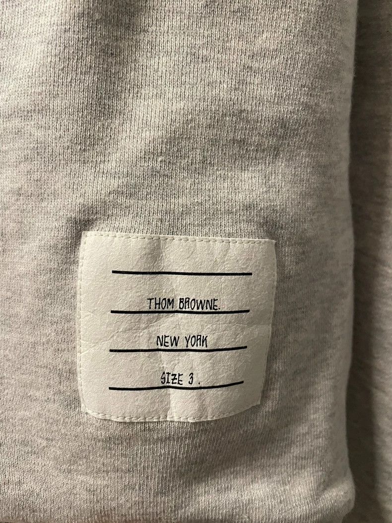 Thom Browne Thom Browne Light grey hoodie Size US L / EU 52-54 / 3 - 4 Thumbnail