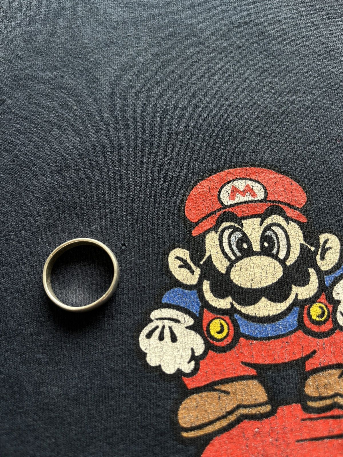 Nintendo × Vintage Vintage MARIO Nintendo game T-shirt Size US L / EU 52-54 / 3 - 6 Thumbnail