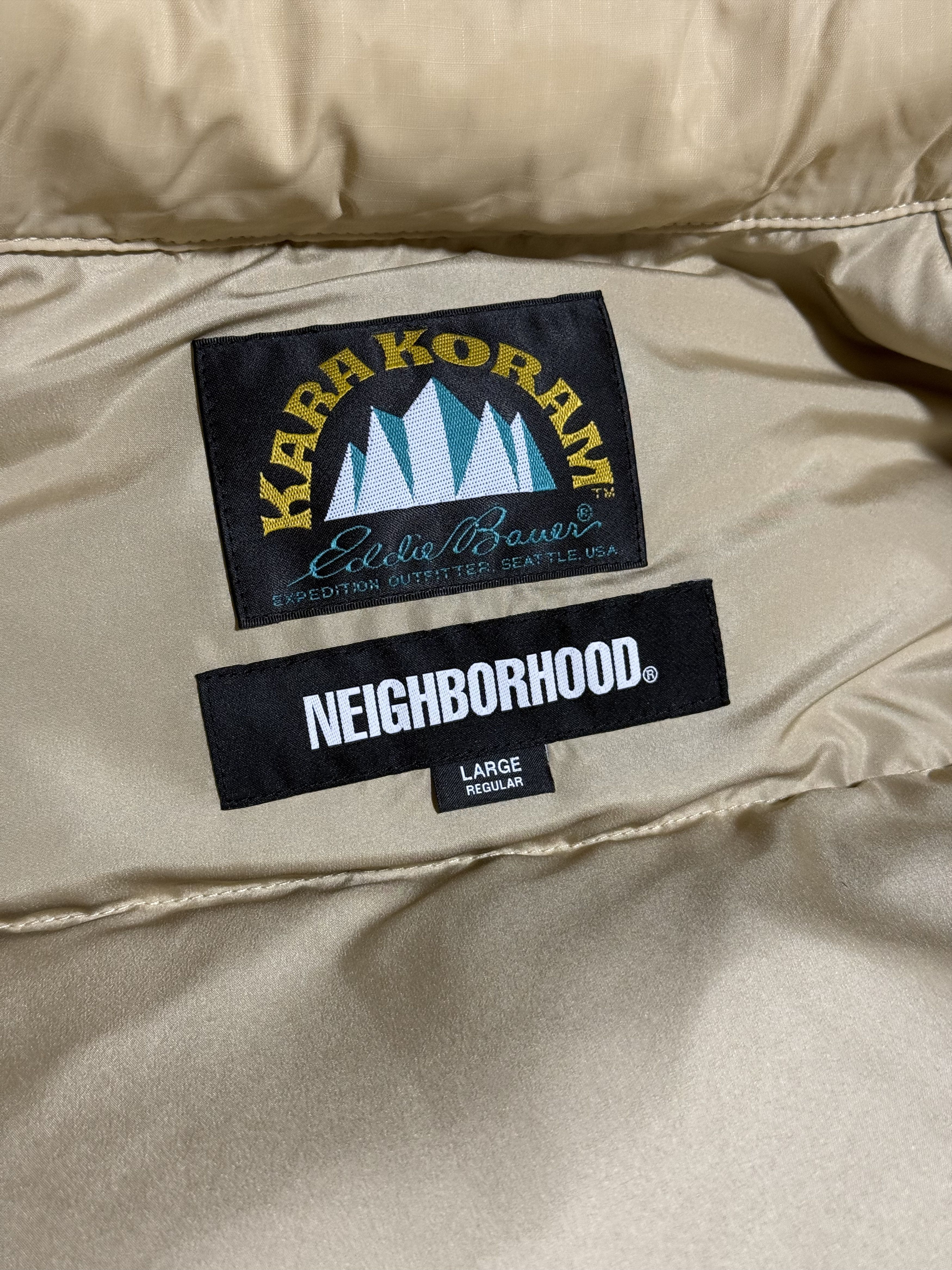 Neighborhood Neighborhood x Eddie Bauer Karekoram Down Jacket 'Beige' Size US L / EU 52-54 / 3 - 5 Thumbnail