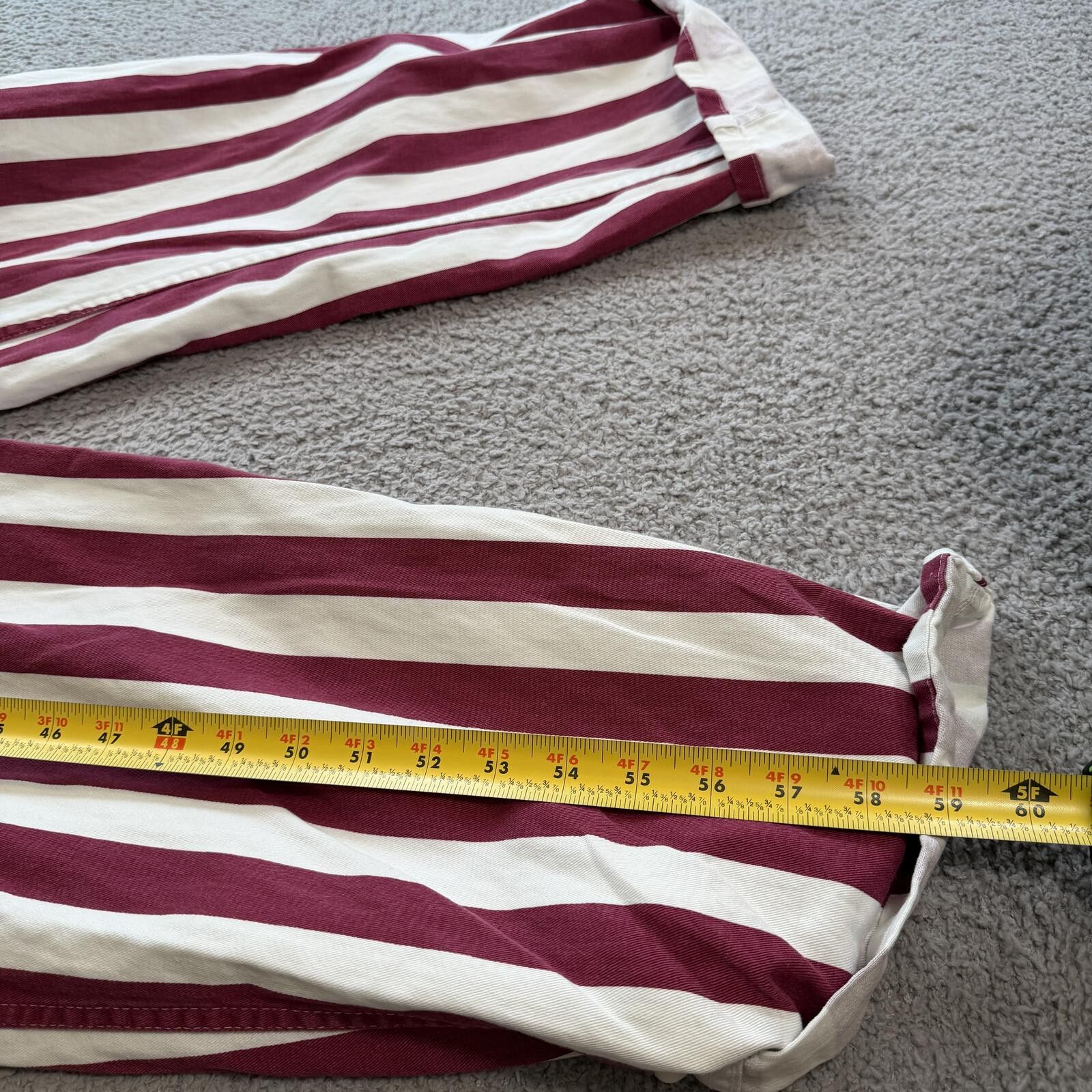 Other Indiana Hoosiers Striped Overalls Game Bibs Candy Stripe M Size US 32 / EU 48 - 6 Thumbnail