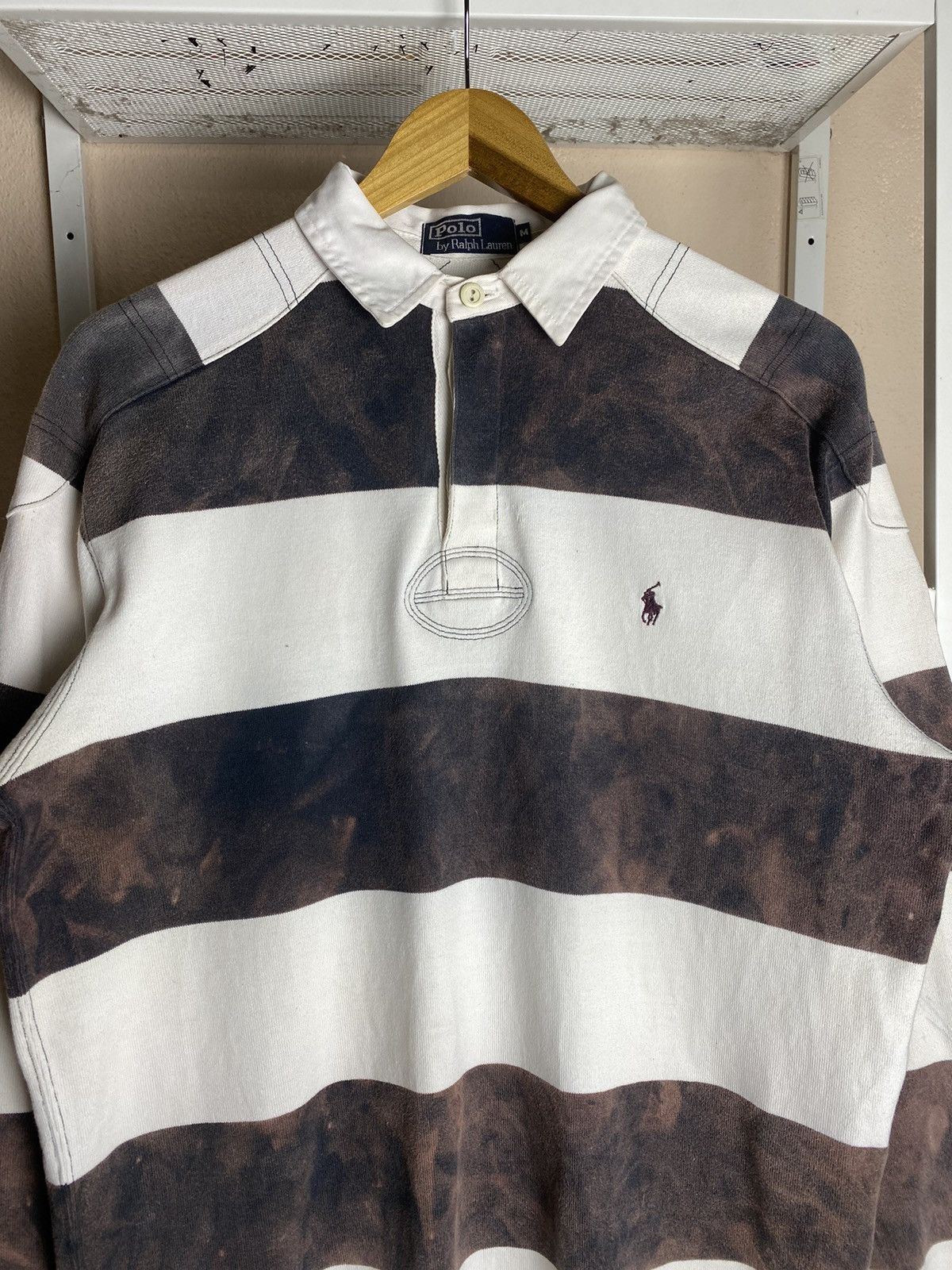Polo Ralph Lauren Vintage Polo Ralph Lauren Stripe Nice Faded Size US M / EU 48-50 / 2 - 13 Thumbnail