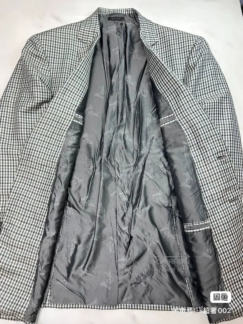 Brioni Brioni Silk linen slim fit single suit Size US L / EU 52-54 / 3 - 5 Thumbnail