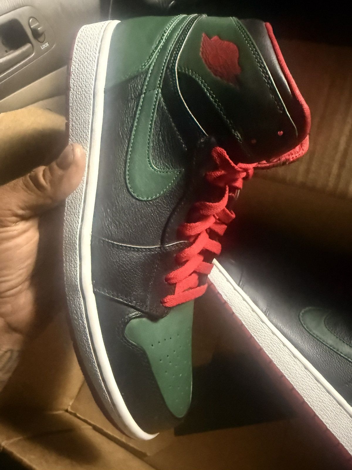 Jordan Brand Jordan 1 Retro OG Sz 12.5 Men’s 2012 Gucci ColorWay Edition Size US 12.5 / EU 45-46 - 11 Thumbnail
