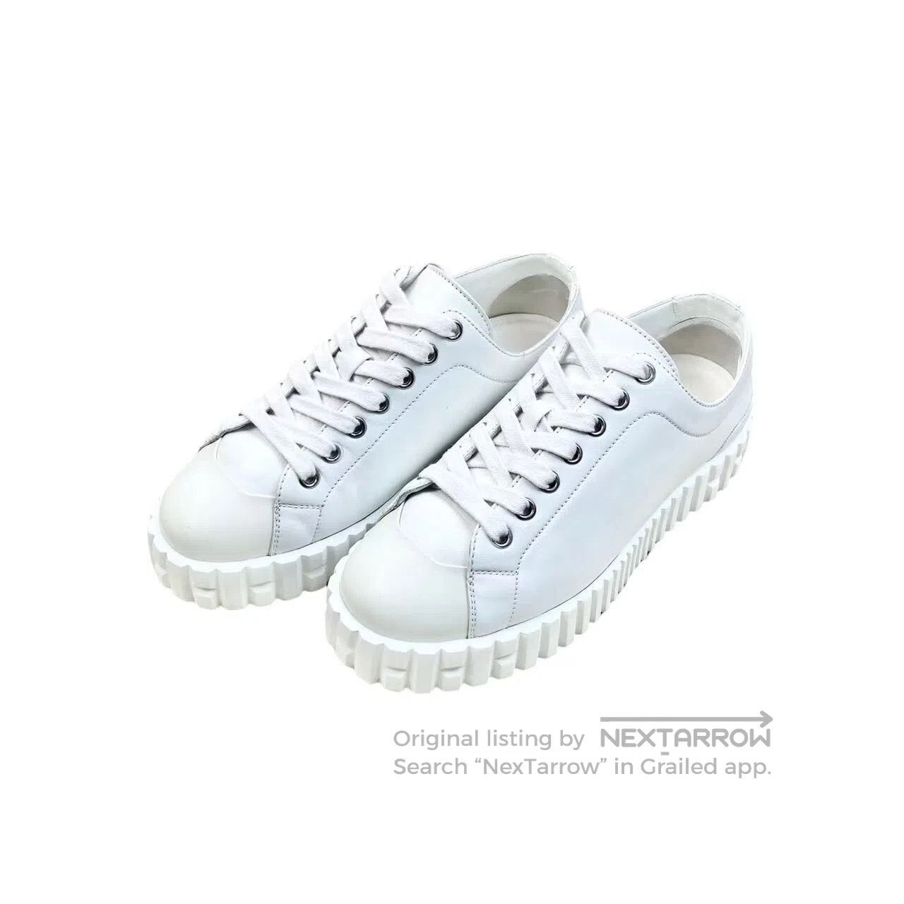 Hermes Hermes Cross white biscuit shoes| Size US 4.5 / IT 34.5 - 1 Thumbnail